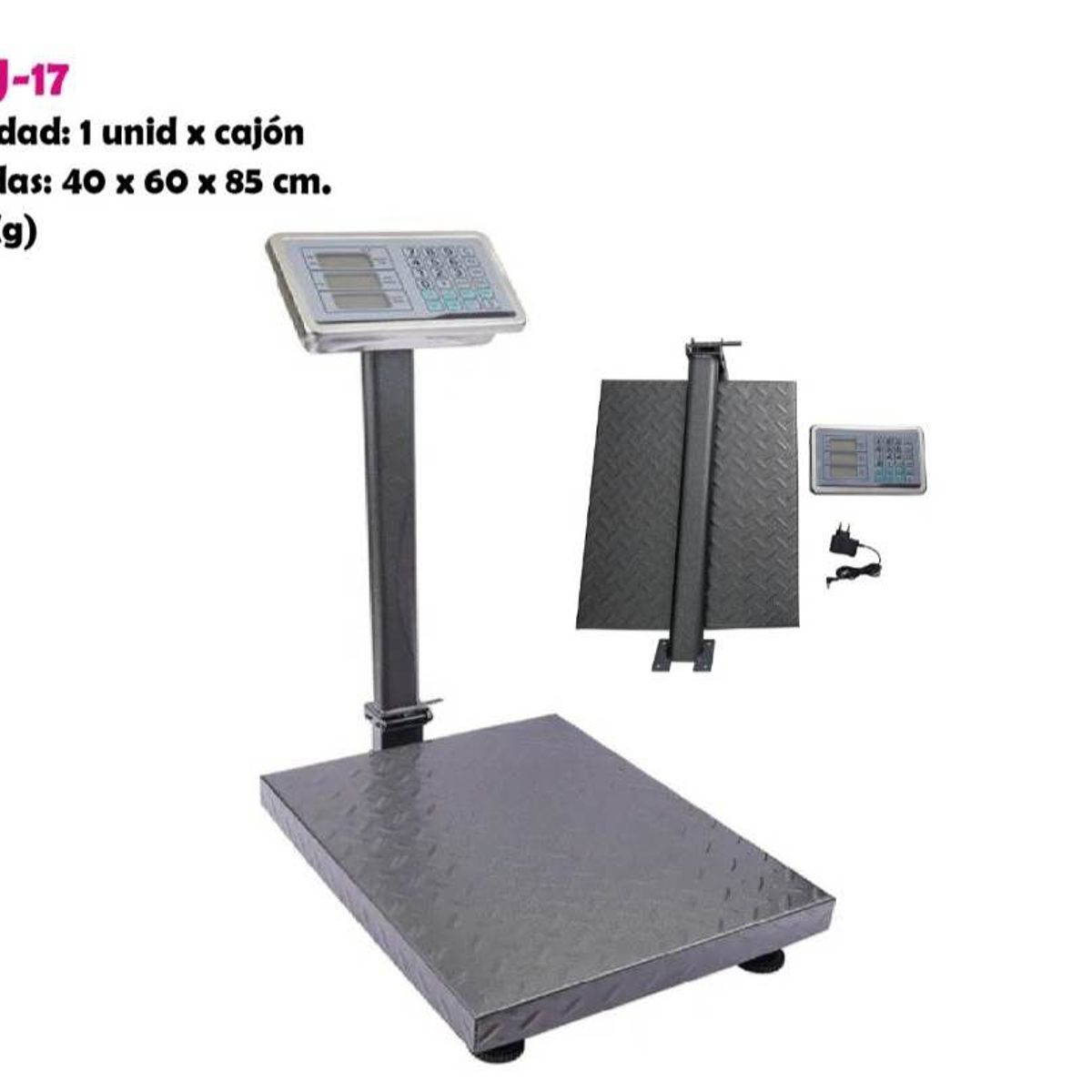 GENERICO - Balanza Electronica Digital con Plataforma Resistente de 300kg Kilos