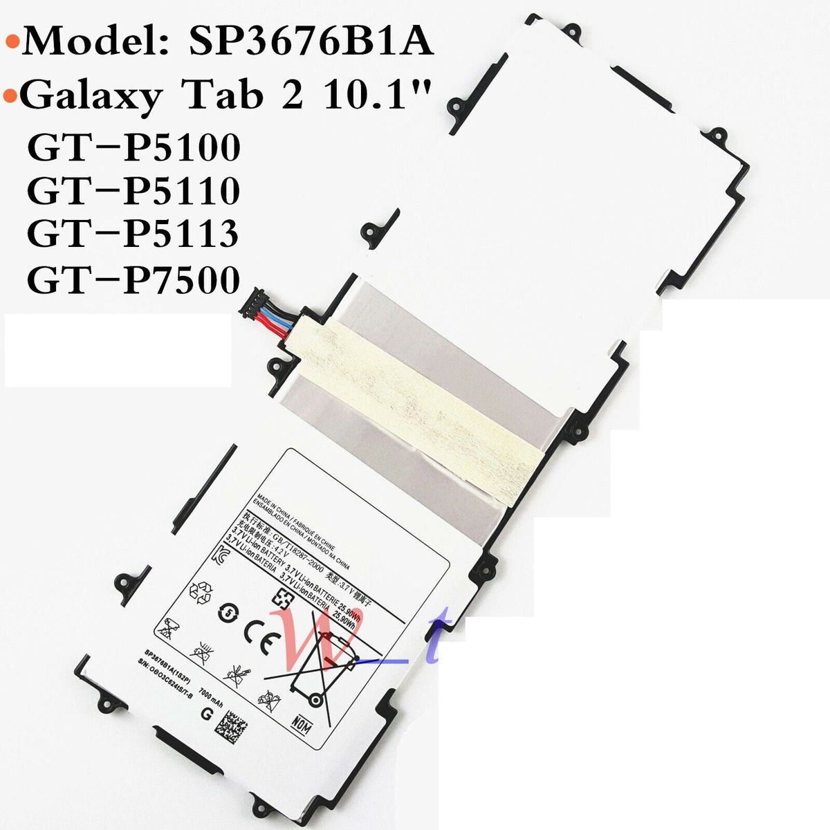 GENERICO - BATERIA SAMSUNG GALAXY TAB 2 10.1 (P5100) - NUEVO