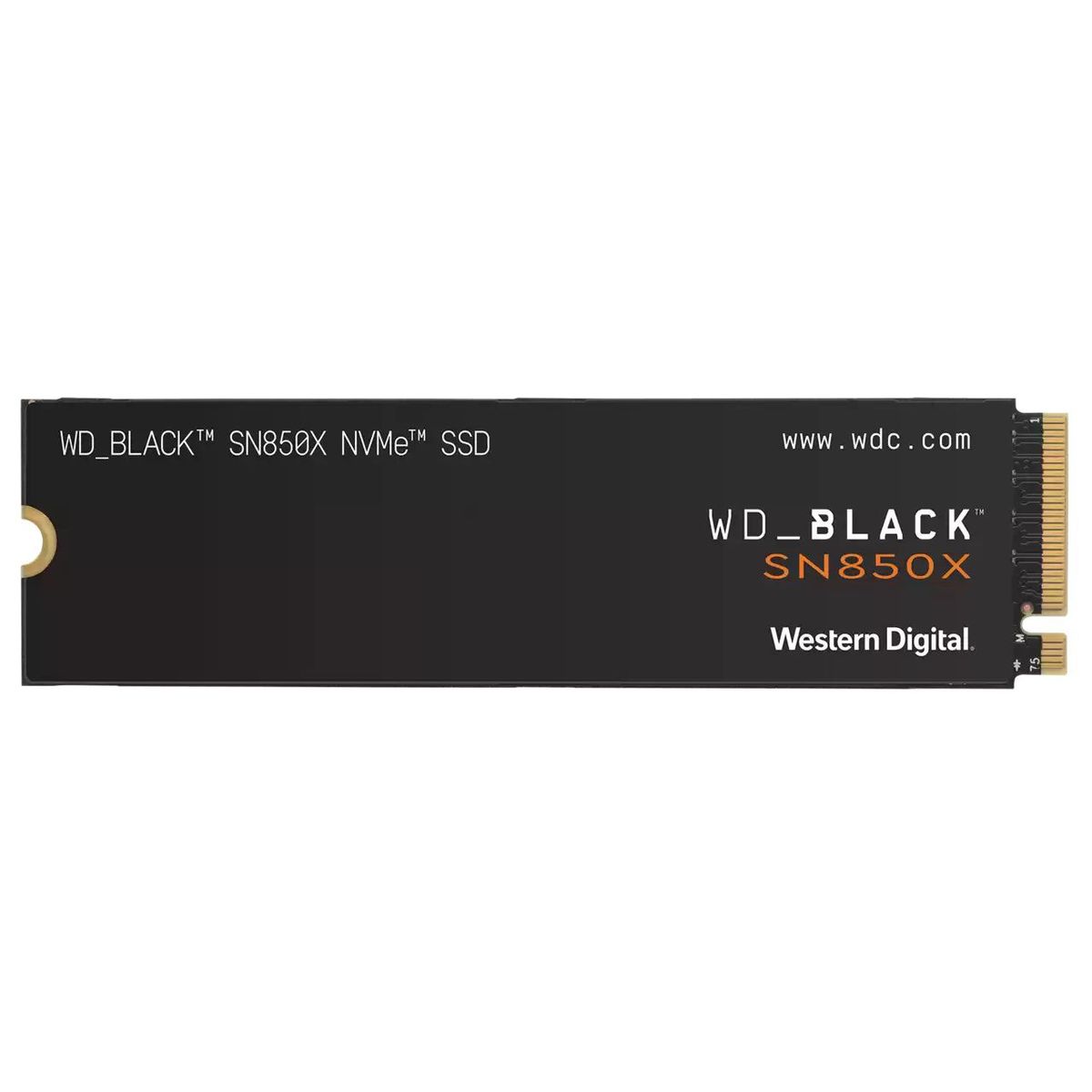 WESTERN DIGITAL - Disco Solido SSD Western Digital Black SN850X 1 TB M2 Gen4 sin Disipador