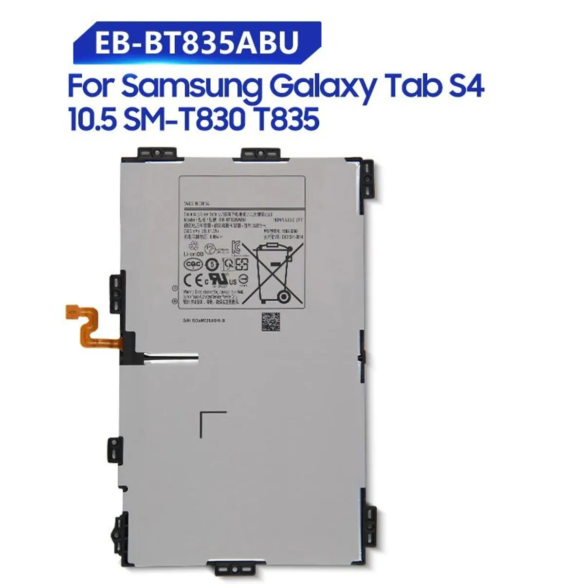 GENERICO - BATERIA SAMSUNG GALAXY TAB S4 10.5 (T830) - NUEVO