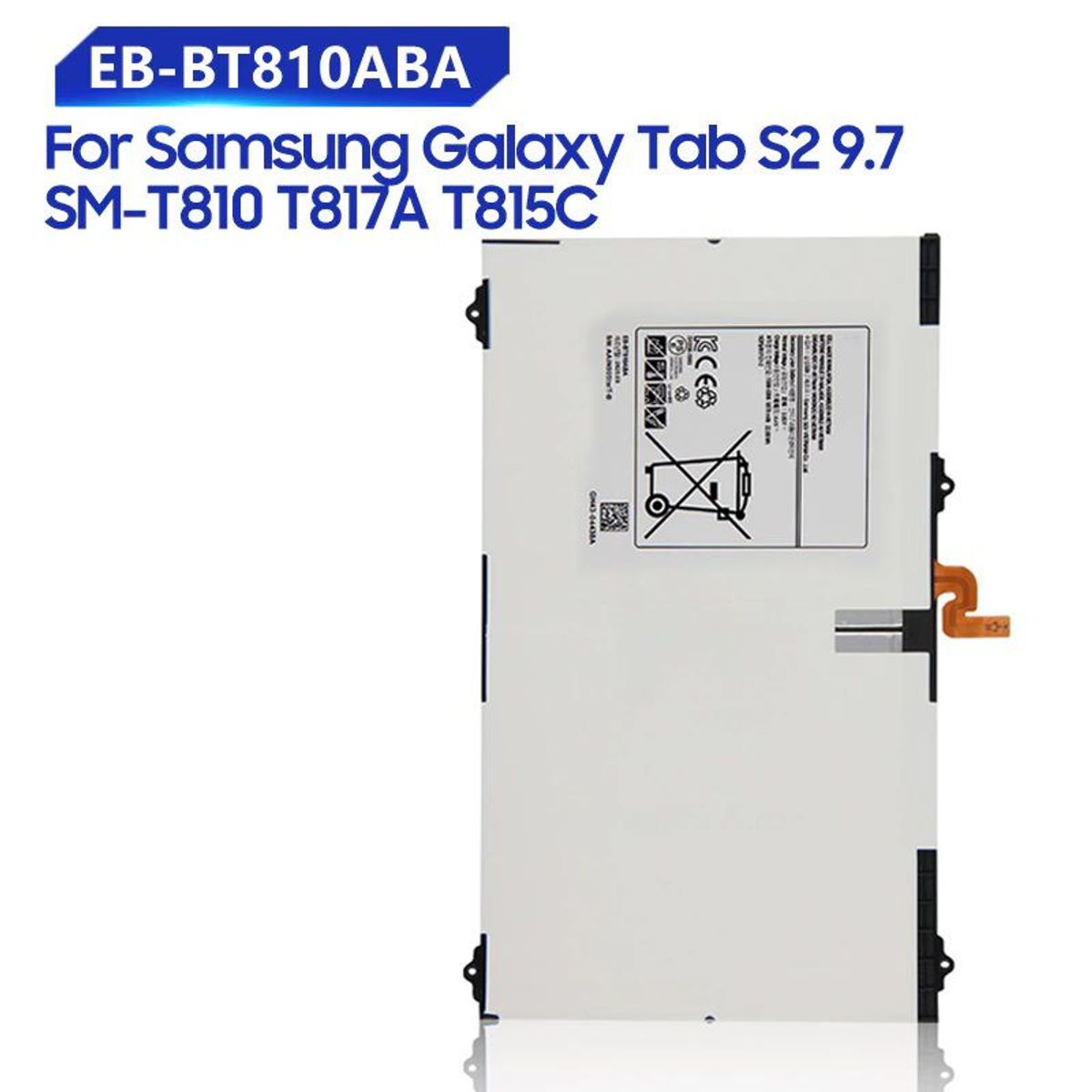 GENERICO - BATERIA SAMSUNG GALAXY TAB S2 9.7 (T810) - NUEVO