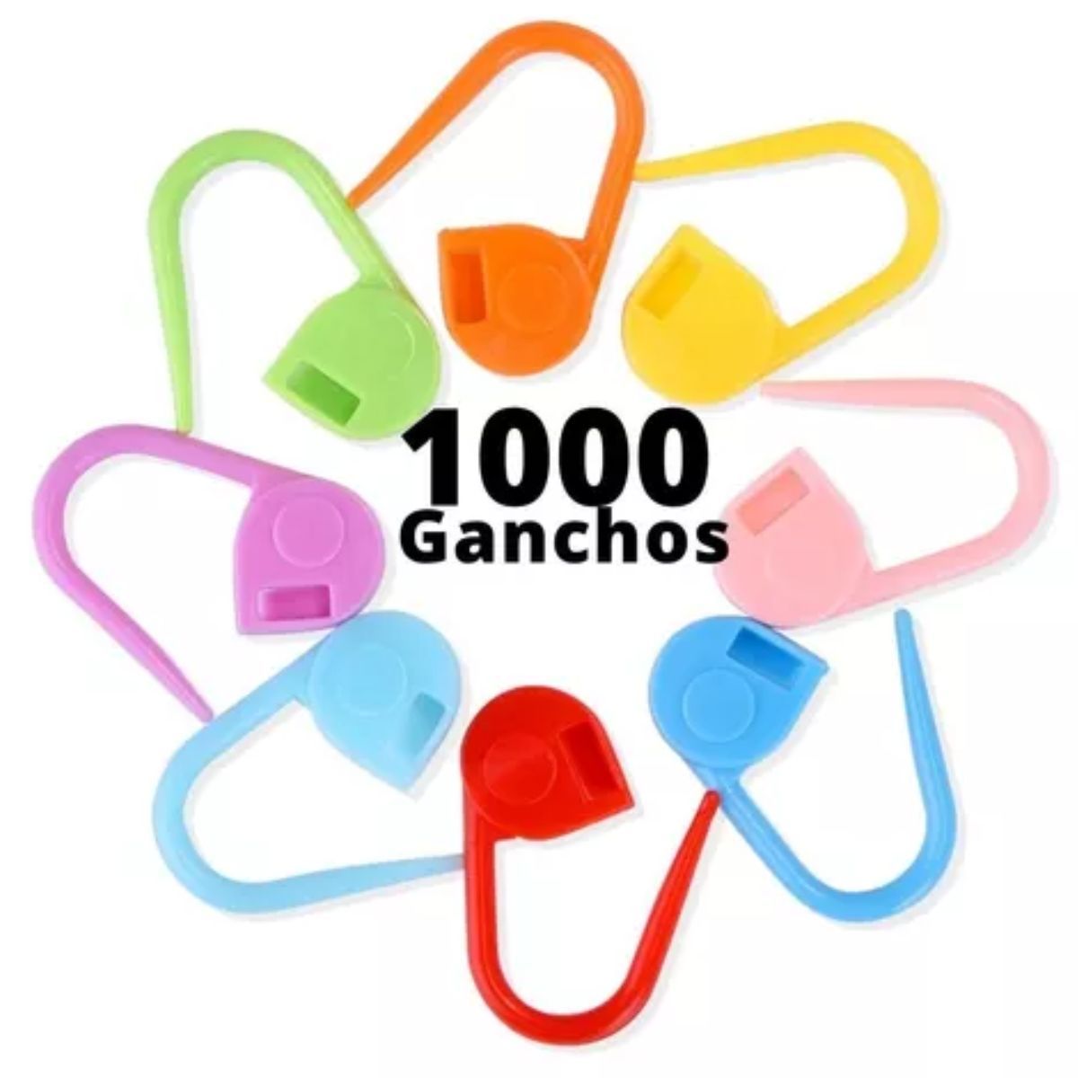 GENERICO - 1,000 Pz Marcador Bloqueador Para Tejido Crochet Imperdibles.
