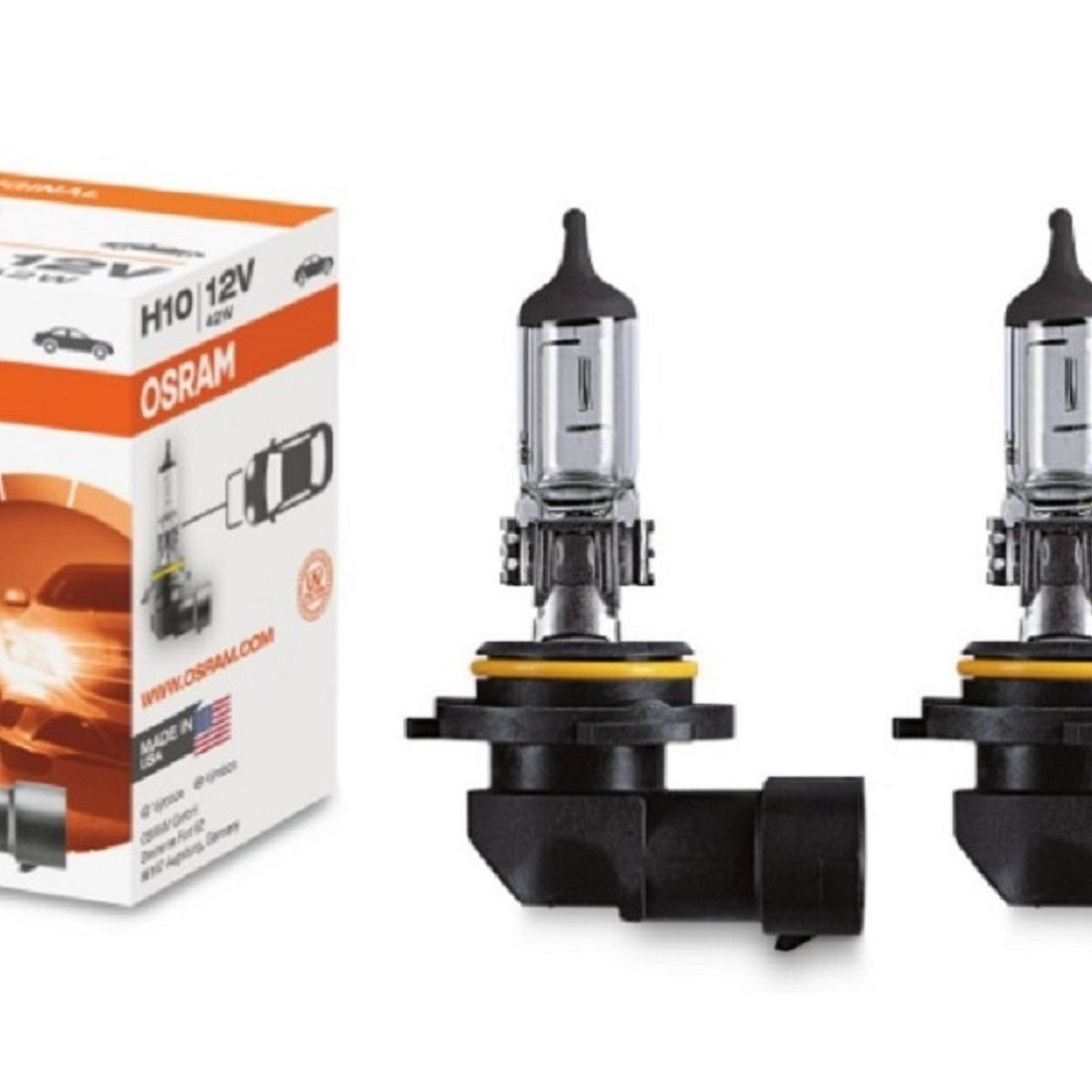 OSRAM - Foco H10 9145 710 (2 Unidades ) Halógeno 12V 42W PY20d