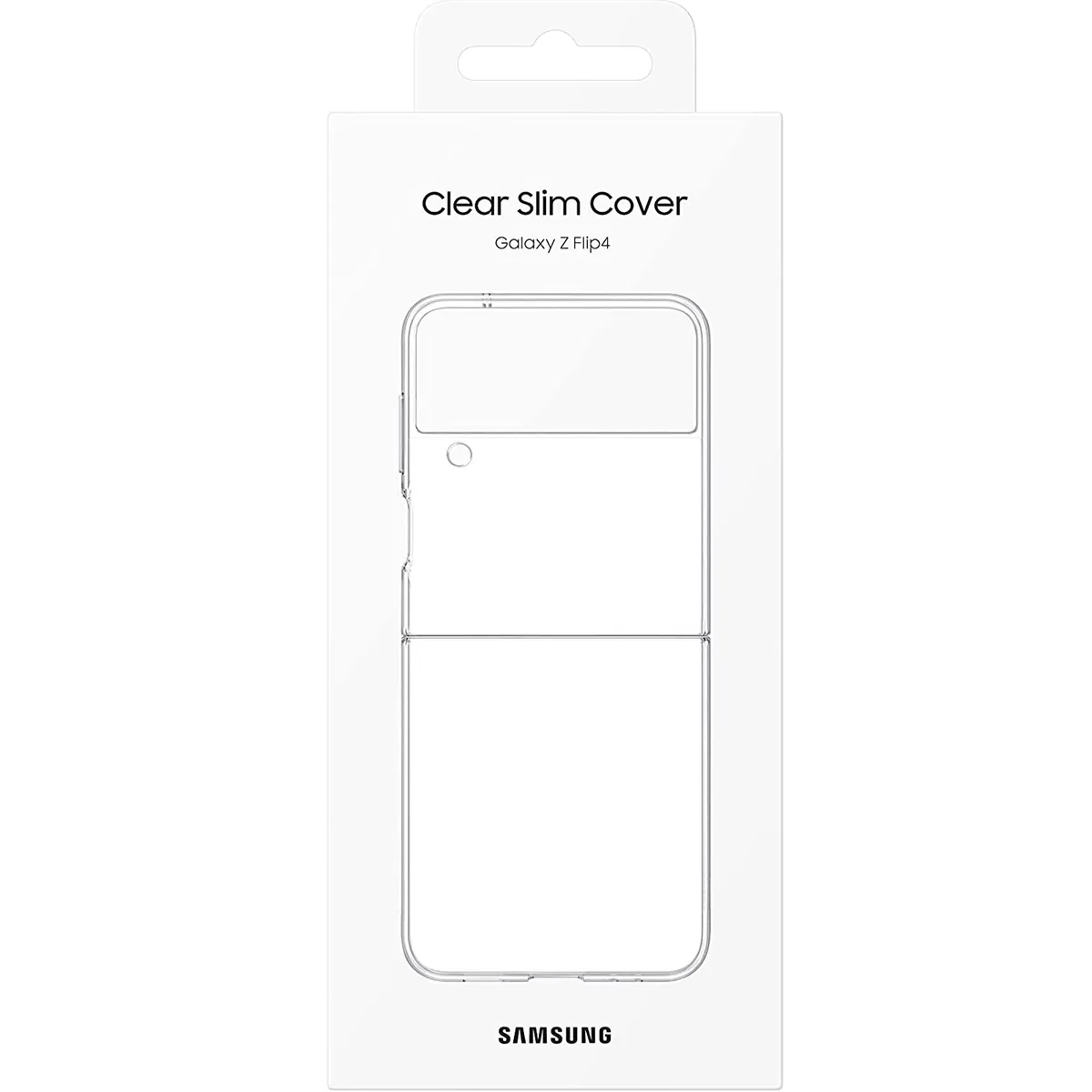 SAMSUNG - Case Samsung Galaxy Z Flip4 Clear Slim Cover Original