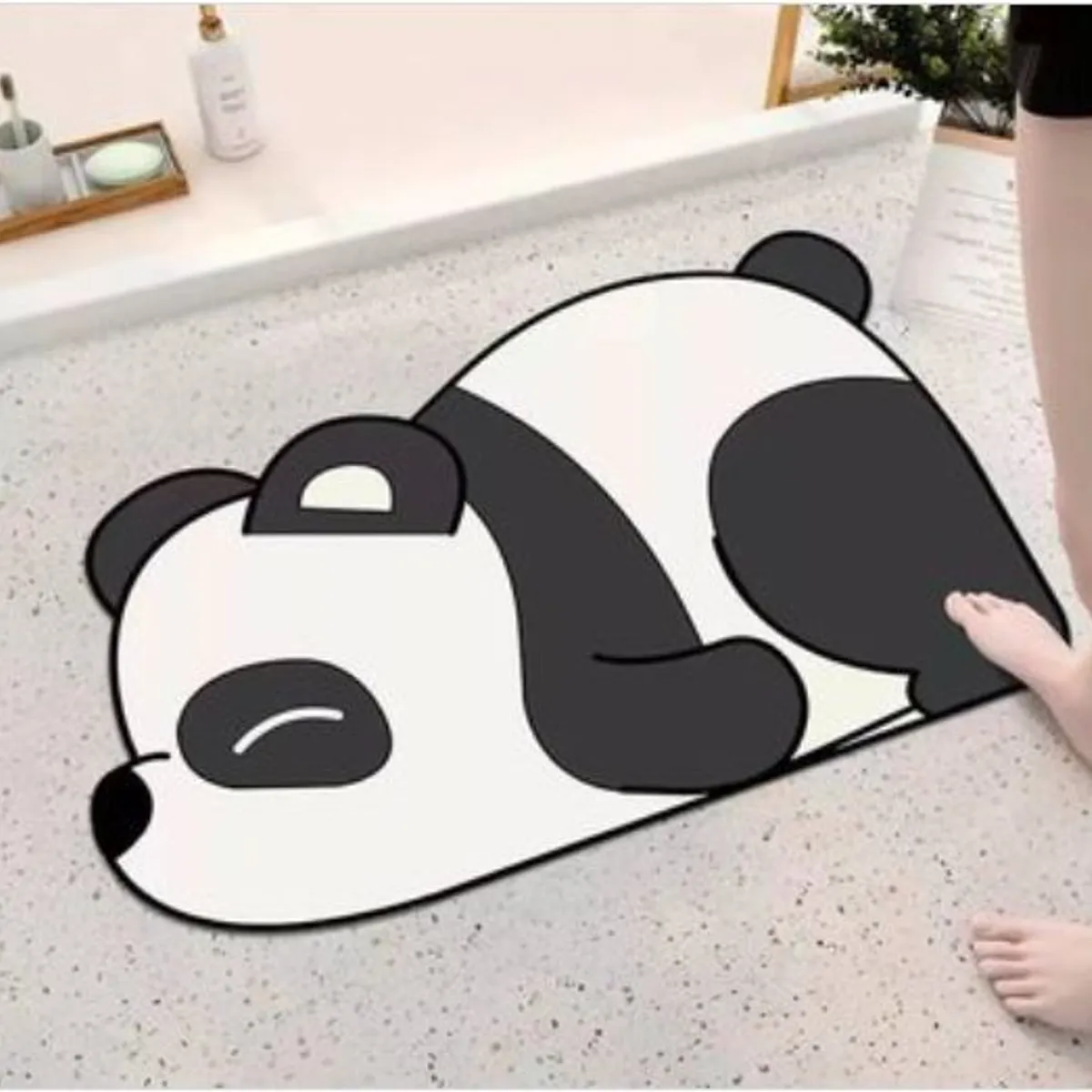 GENERICO - Alfombra absorbente de baño anti deslizante de fácil limpieza