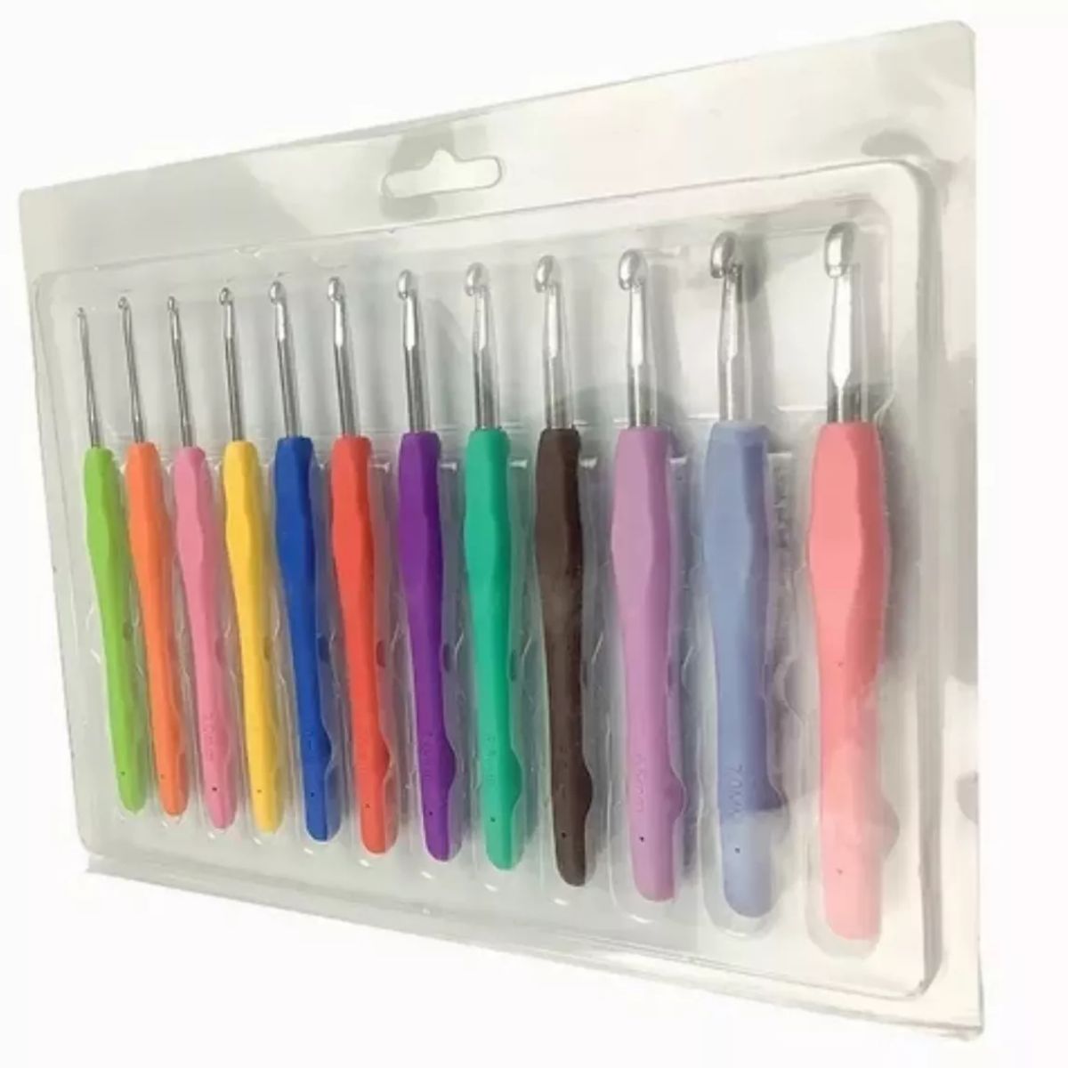 GENERICO - Set De Gancho Crochet Para Tejido - 12 Pzas