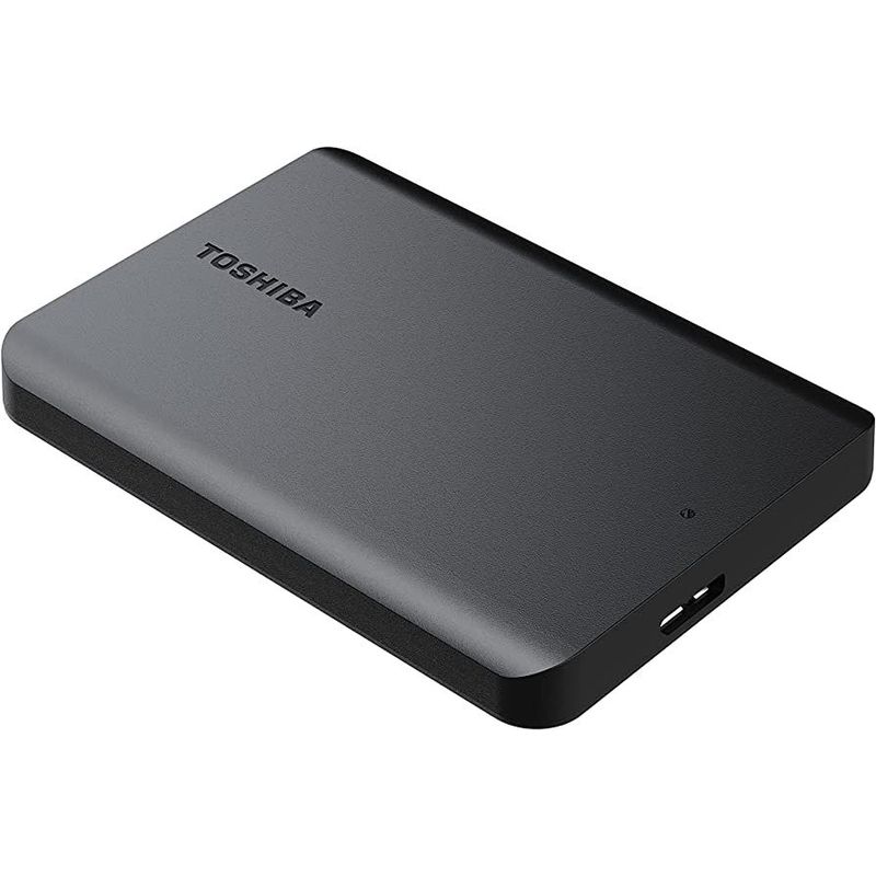 TOSHIBA - Disco Duro externo Toshiba Canvio Basics 1TB Negro HDTB510XK3AA