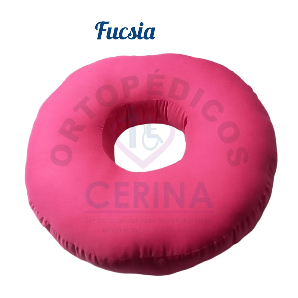 GENERICO - Cojin Rodete Ortopédico para asiento Tamaño Jumbo Sin funda Fucsia