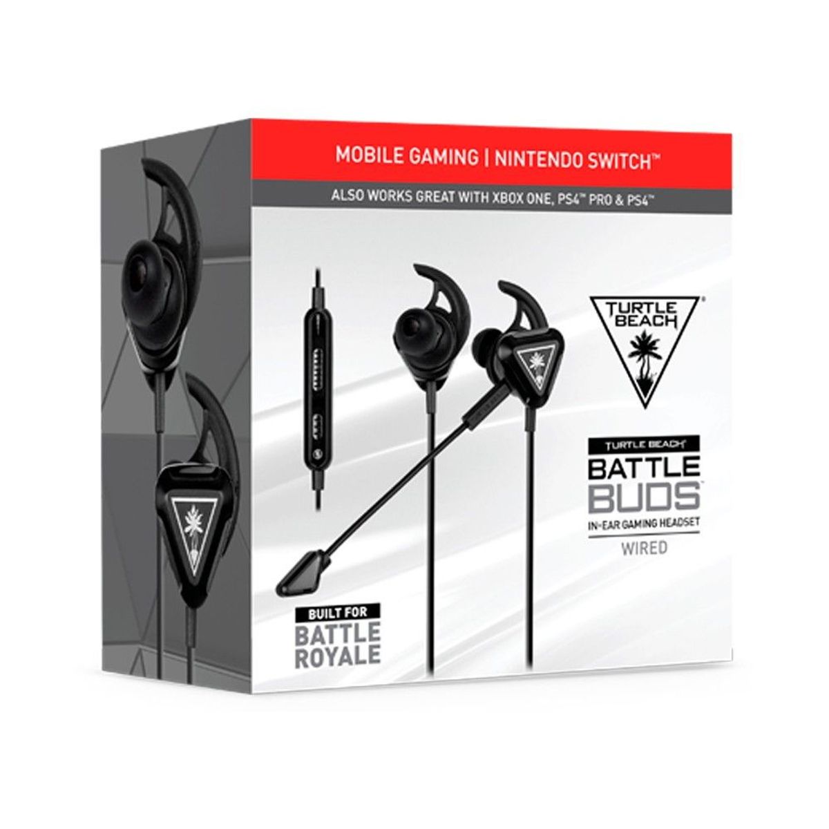 TURTLE BEACH - AUDIFONO PS4 TURTLE BEACH BATTLE BUDS WIRED NEGRO