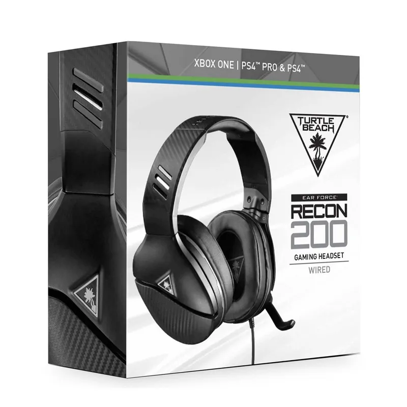 TURTLE BEACH - AUDIFONO PS4 TURTLE BEACH EARFORCE RECON 200 HEADSET NEGRO