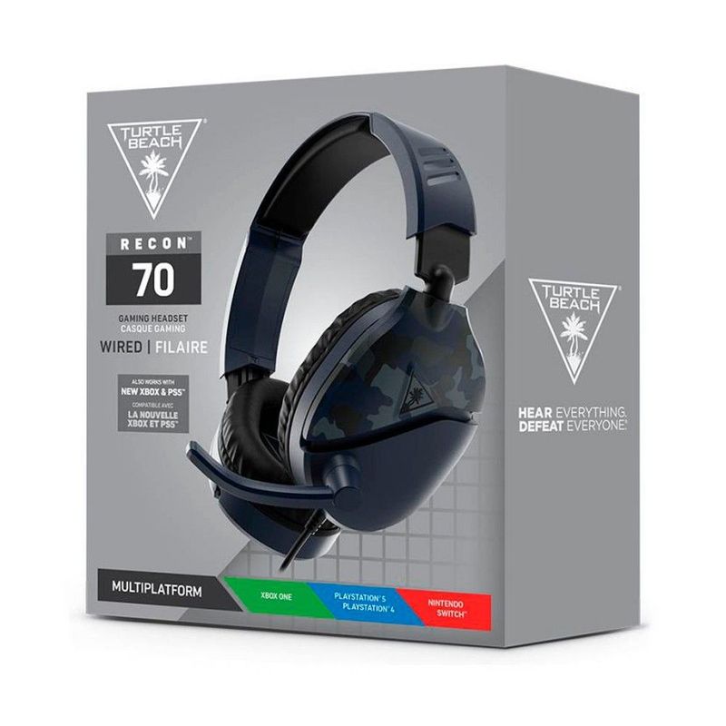 TURTLE BEACH - AUDIFONO PS4 TURTLE BEACH EARFORCE RECON 70P AZUL CAMU