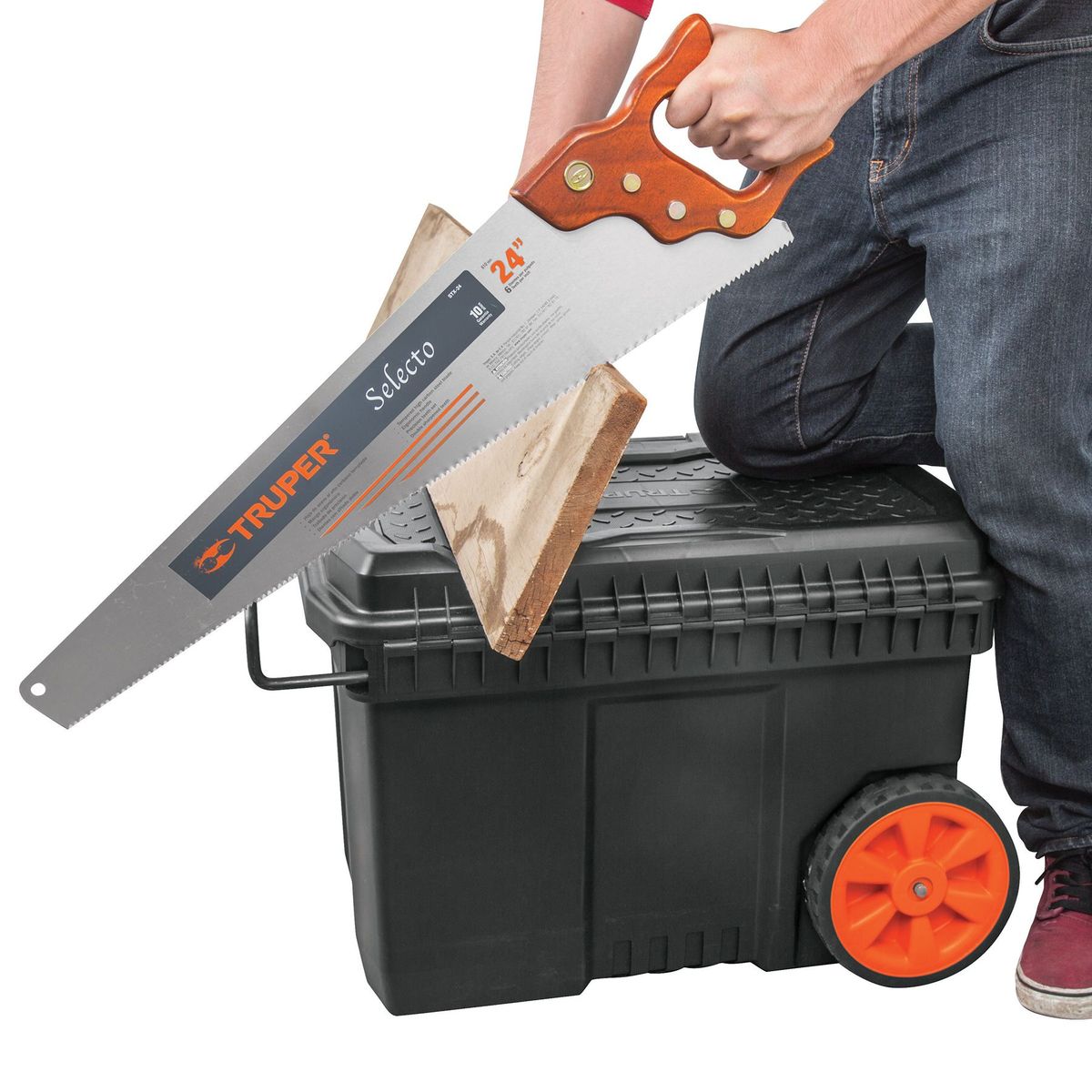 TRUPER - Caja De Herramientas  Con Ruedas 39cm X 58cm X 43cm