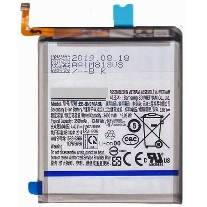 GENERICO - BATERIA SAMSUNG  NOTE 10  TORIGINAL-SM NUEVO