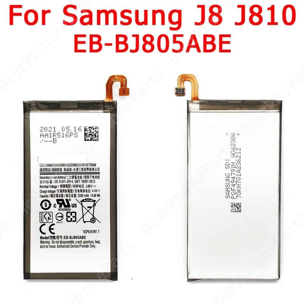 GENERICO - BATERIA SAMSUNG J8 TORIGINAL-SM NUEVO