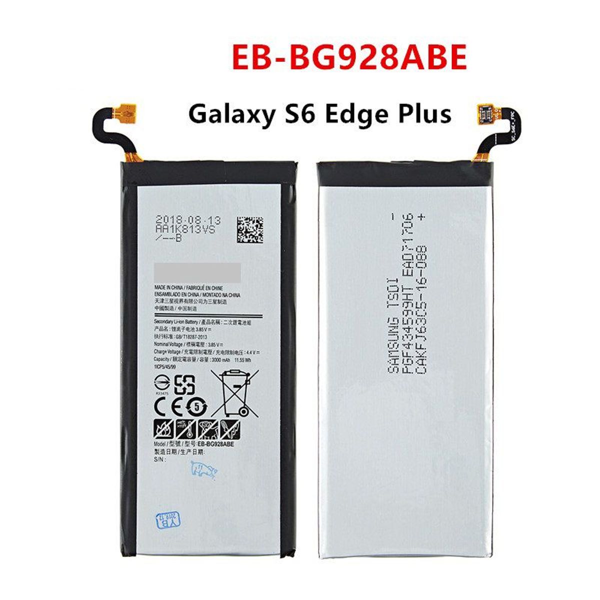 GENERICO - BATERIA SAMSUNG S6 EDGE PLUS TORIGINAL-SM NUEVO