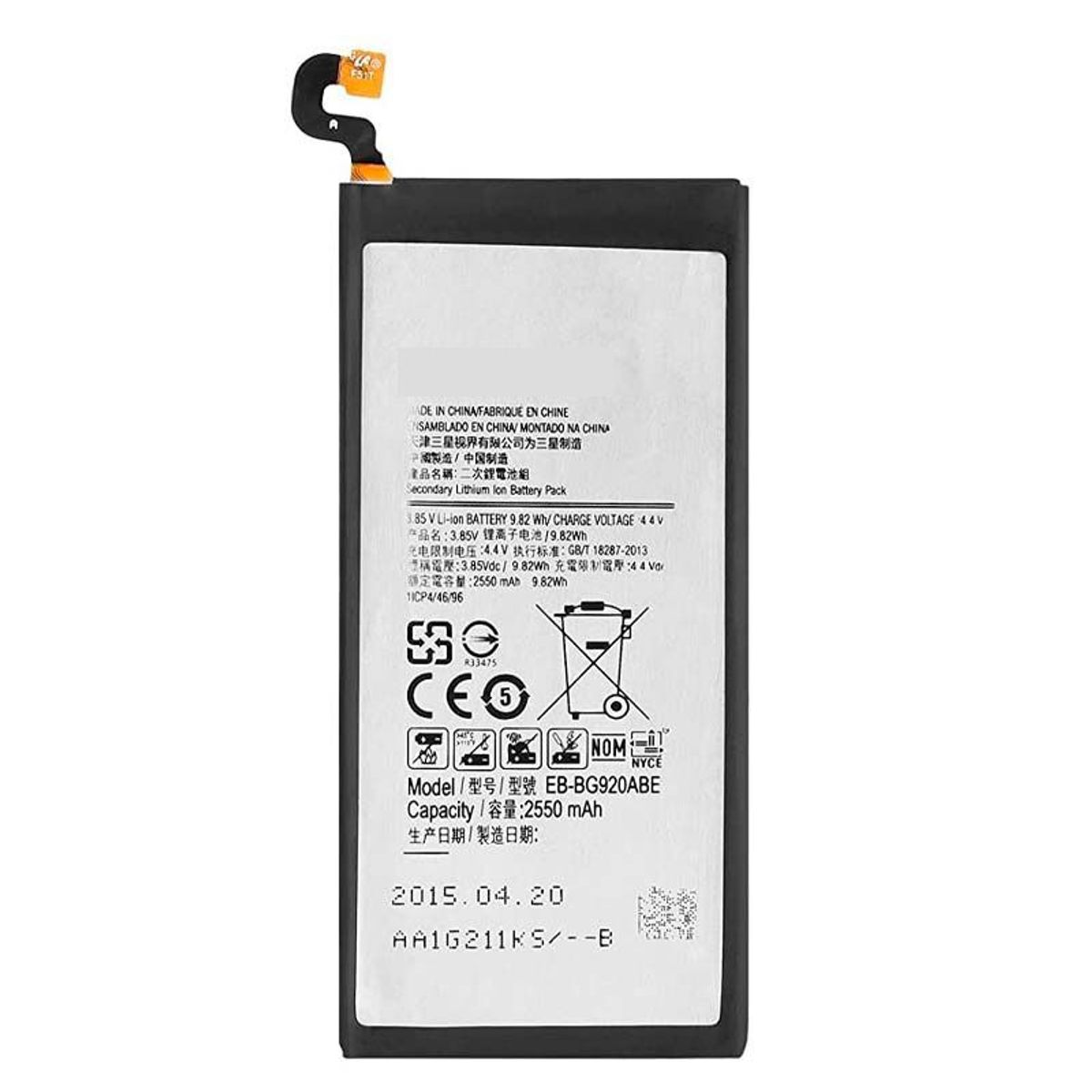 GENERICO - BATERIA SAMSUNG S6  TORIGINAL-SM NUEVO