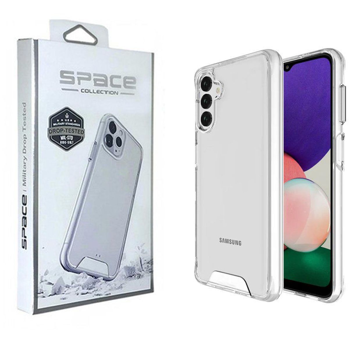 GENERICO - Case Space Anticaida Para Samsung A13 5G - Transparente