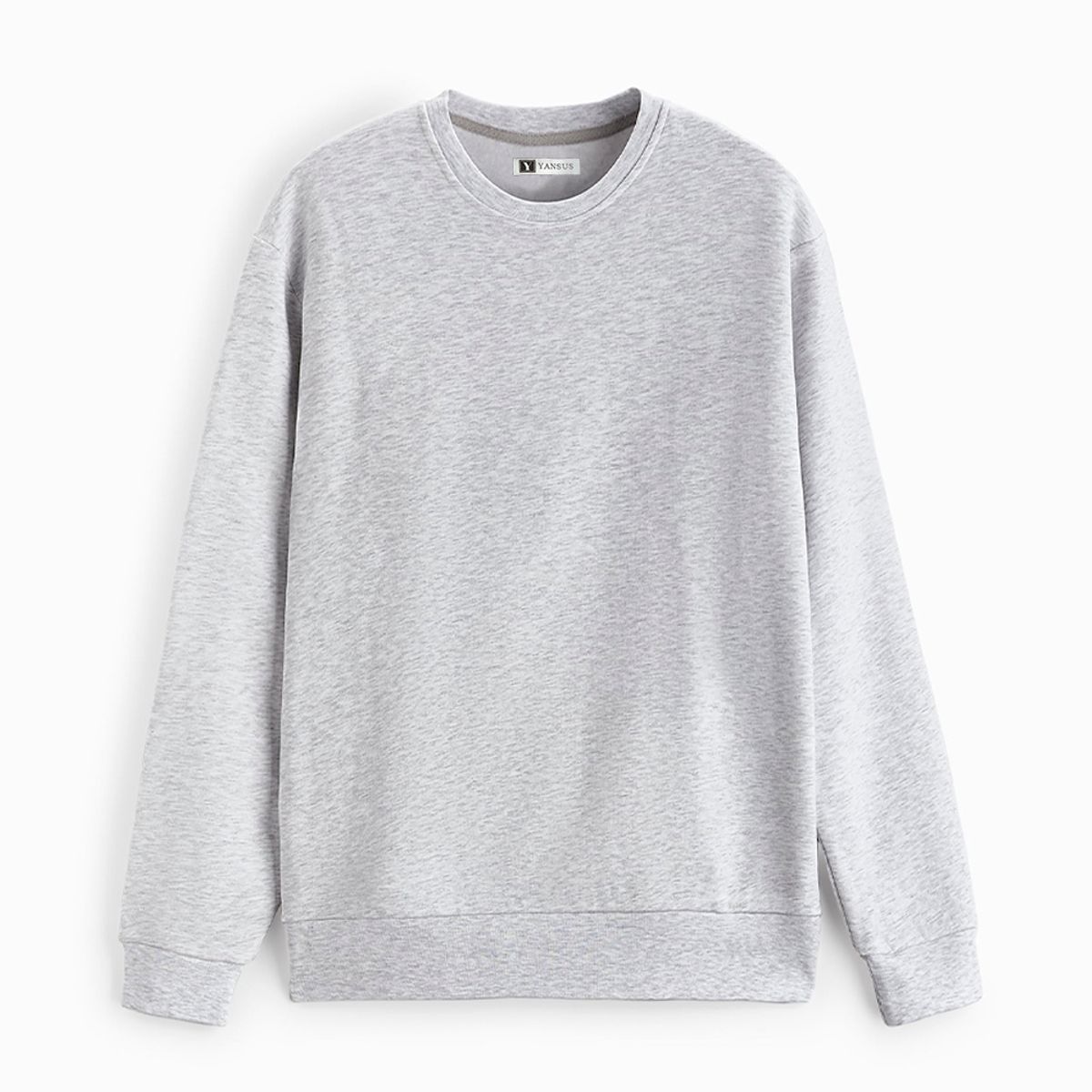 YANSUS - Polera Hombre Yansus Melange Cuello Redondo