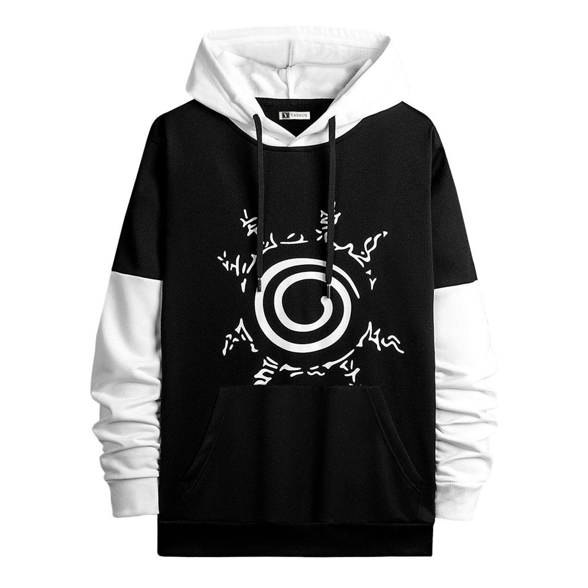 YANSUS - Polera Hombre Yansus Negro Estampado