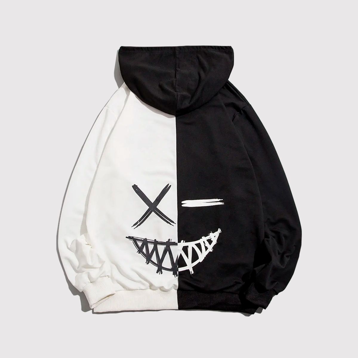 YANSUS - Polera Hombre Yansus Bicolor Negro Blanco