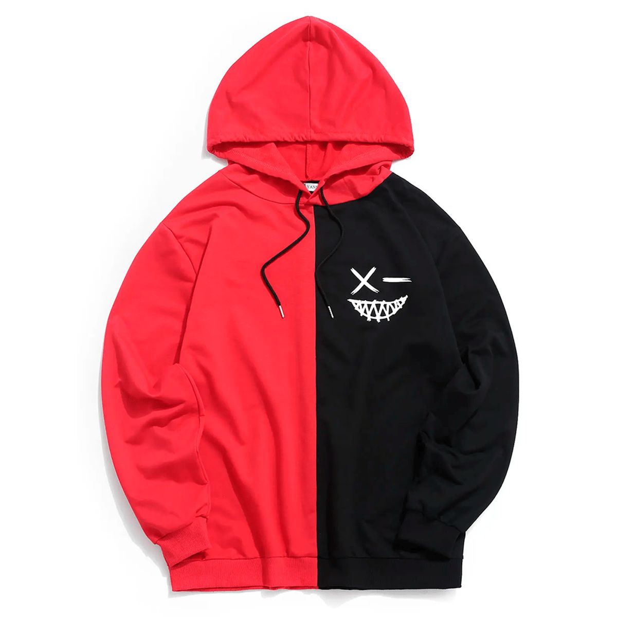 YANSUS - Polera Hombre Yansus Bicolor Rojo Blanco