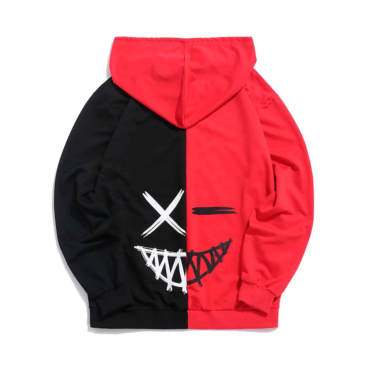 YANSUS - Polera Hombre Yansus Bicolor Rojo Blanco