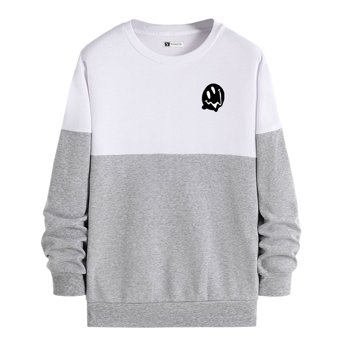 YANSUS - Polera Hombre Yansus Bicolor Estampado