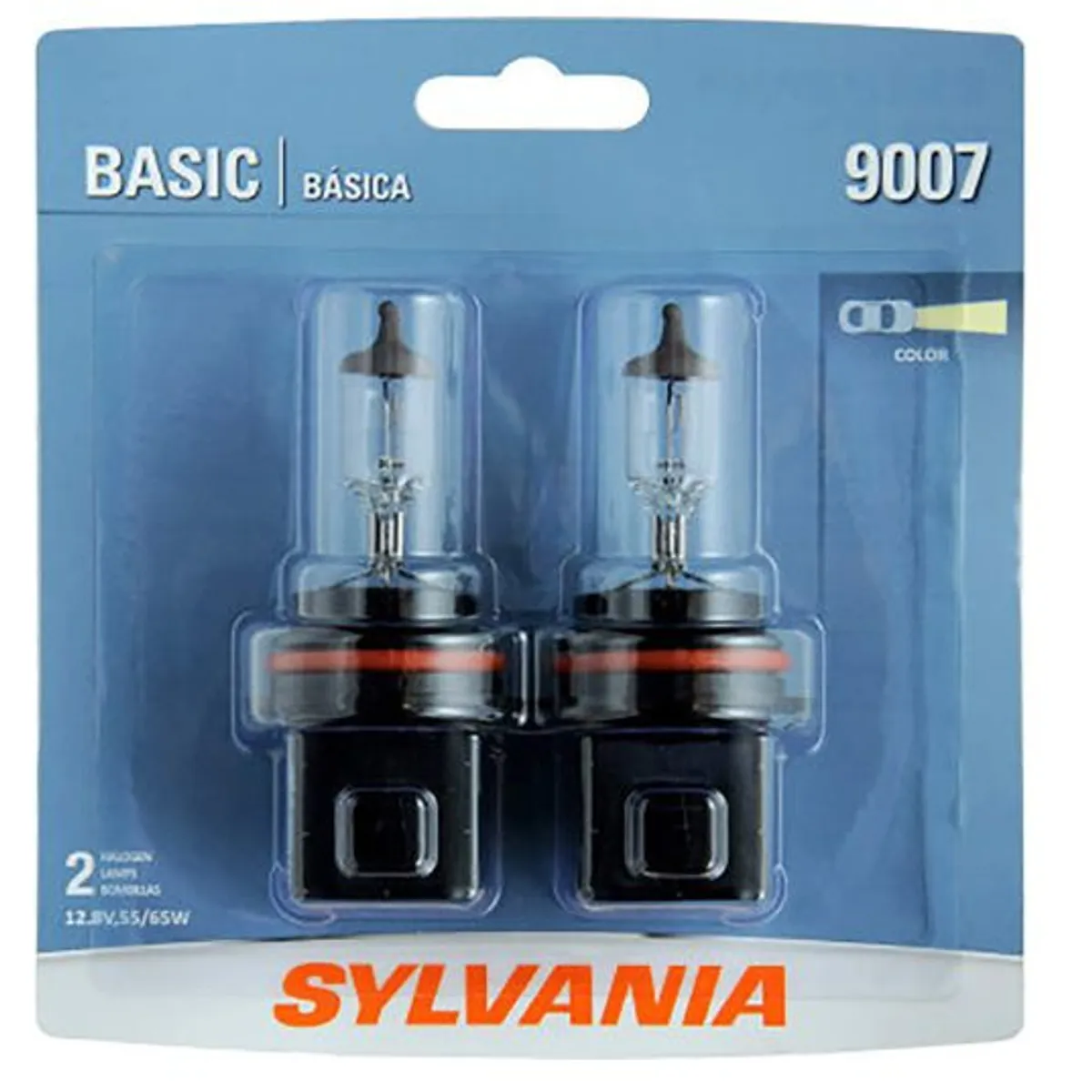 SYLVANIA - Foco HB5 9007 (2 Unidades ) Halógeno 12V 65/55W PX29t