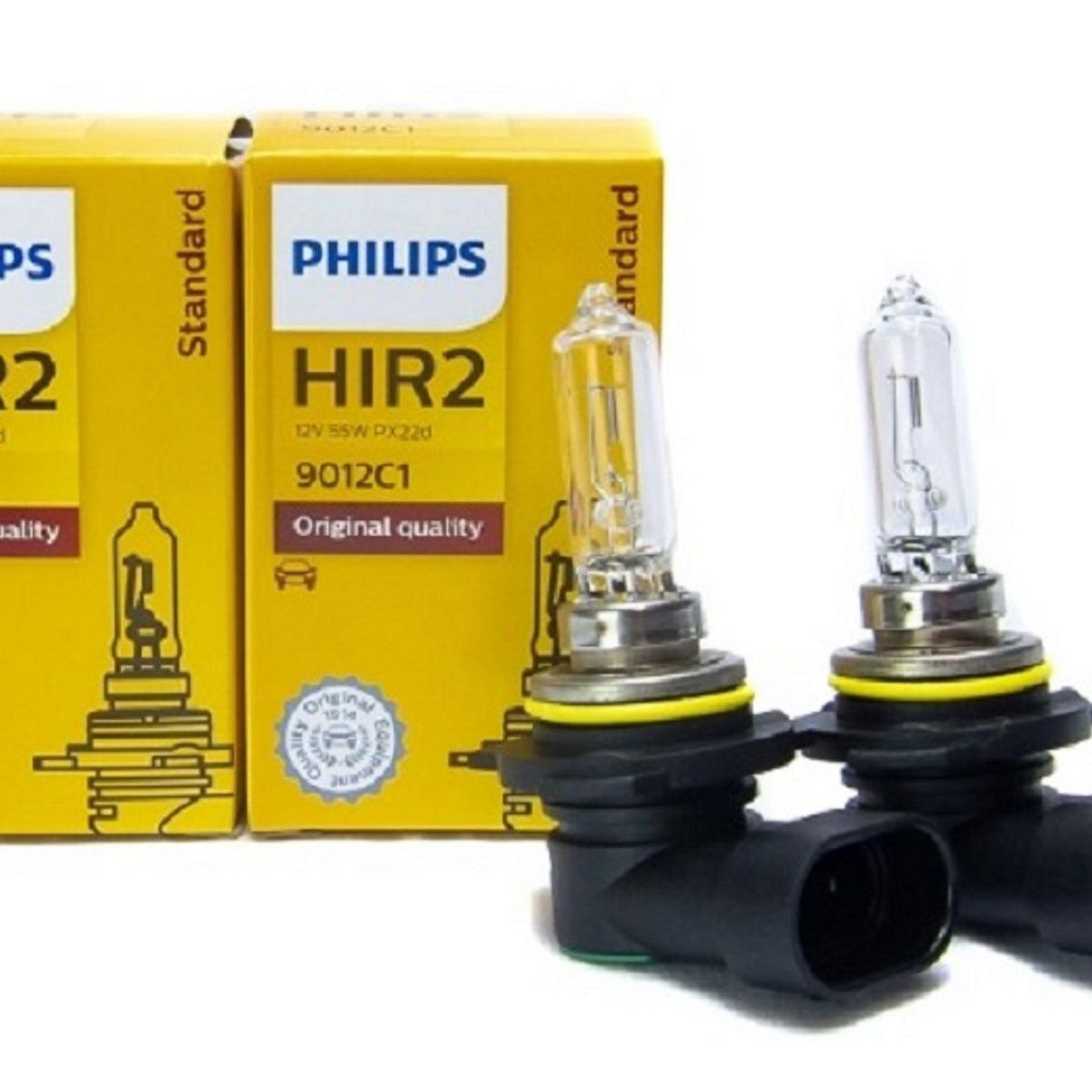 PHILIPS - Foco 9012 (2 Unidades ) Halógeno 12V 55W PX22d