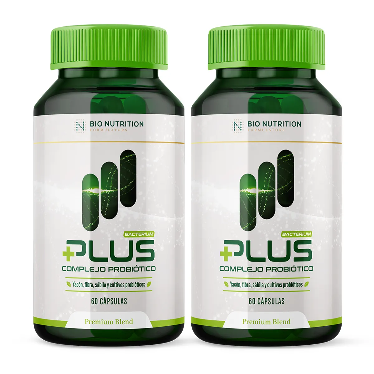 BACTERIUM - BACTERIUM x2 - Tratamiento Avanzado Flora Digestiva - 120 cápsulas