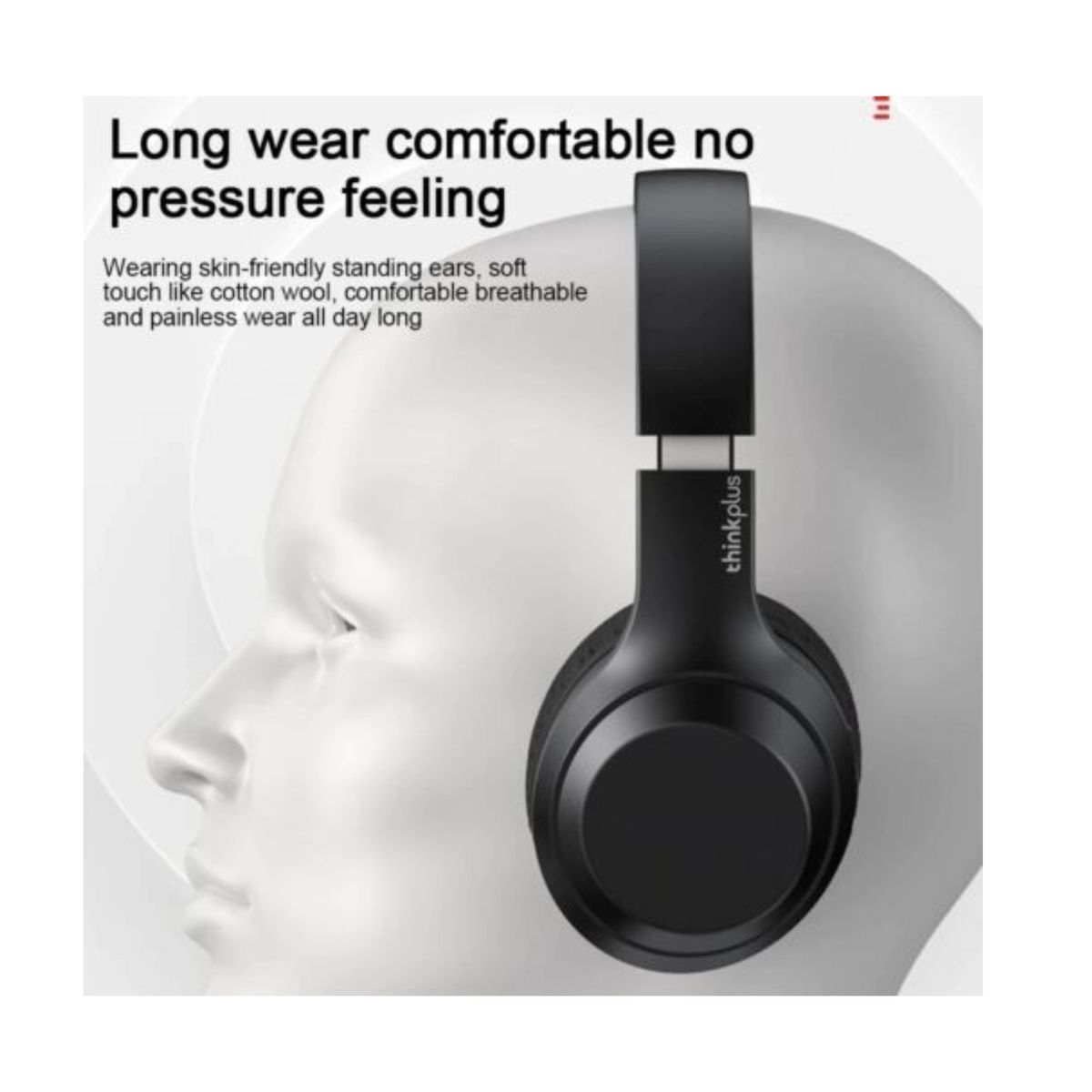 LENOVO - AUDIFONOS LENOVO TH10  BLUETOOTH OVER EAR NEGRO