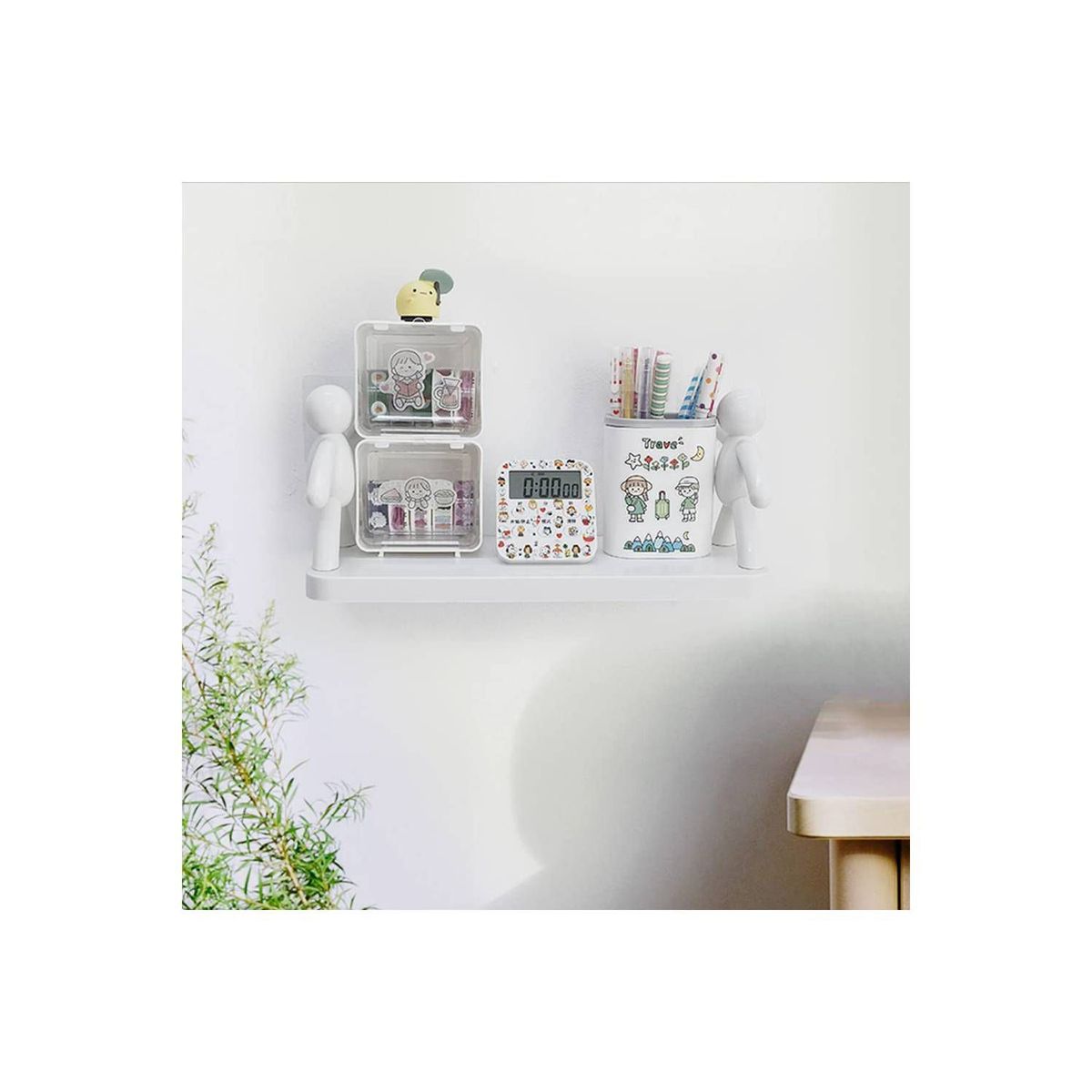 GENERICO - Repisa Humanoide Estante Organizador Flotante Multiusos