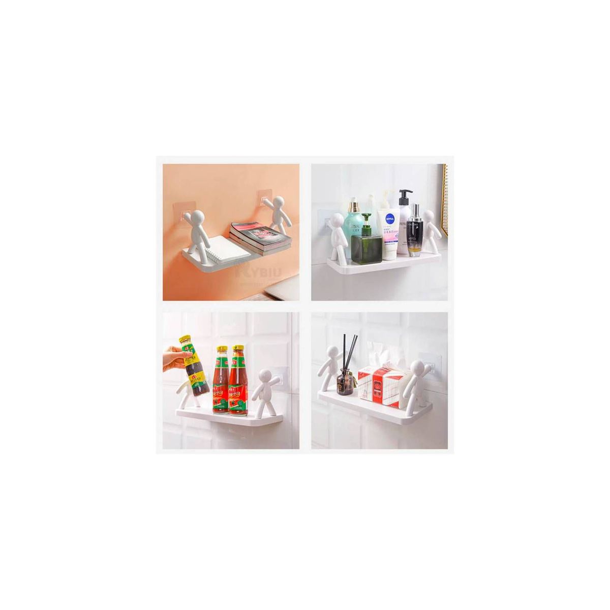 GENERICO - Repisa Humanoide Estante Organizador Flotante Multiusos