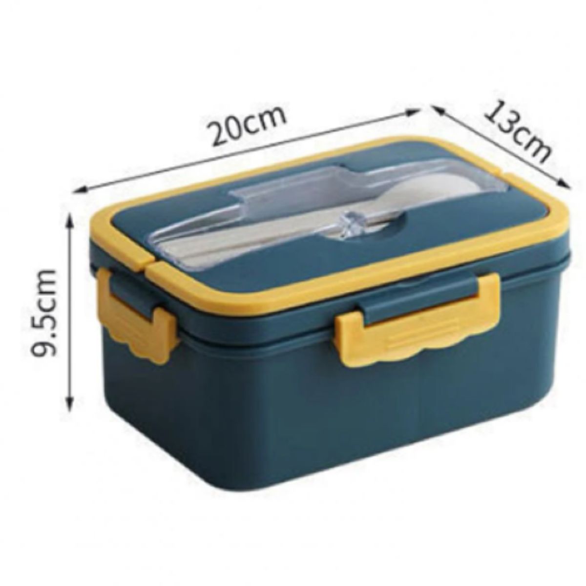 KAST PE - Taper de 3 compartimentos con cuchara y palillos 1.5 ml