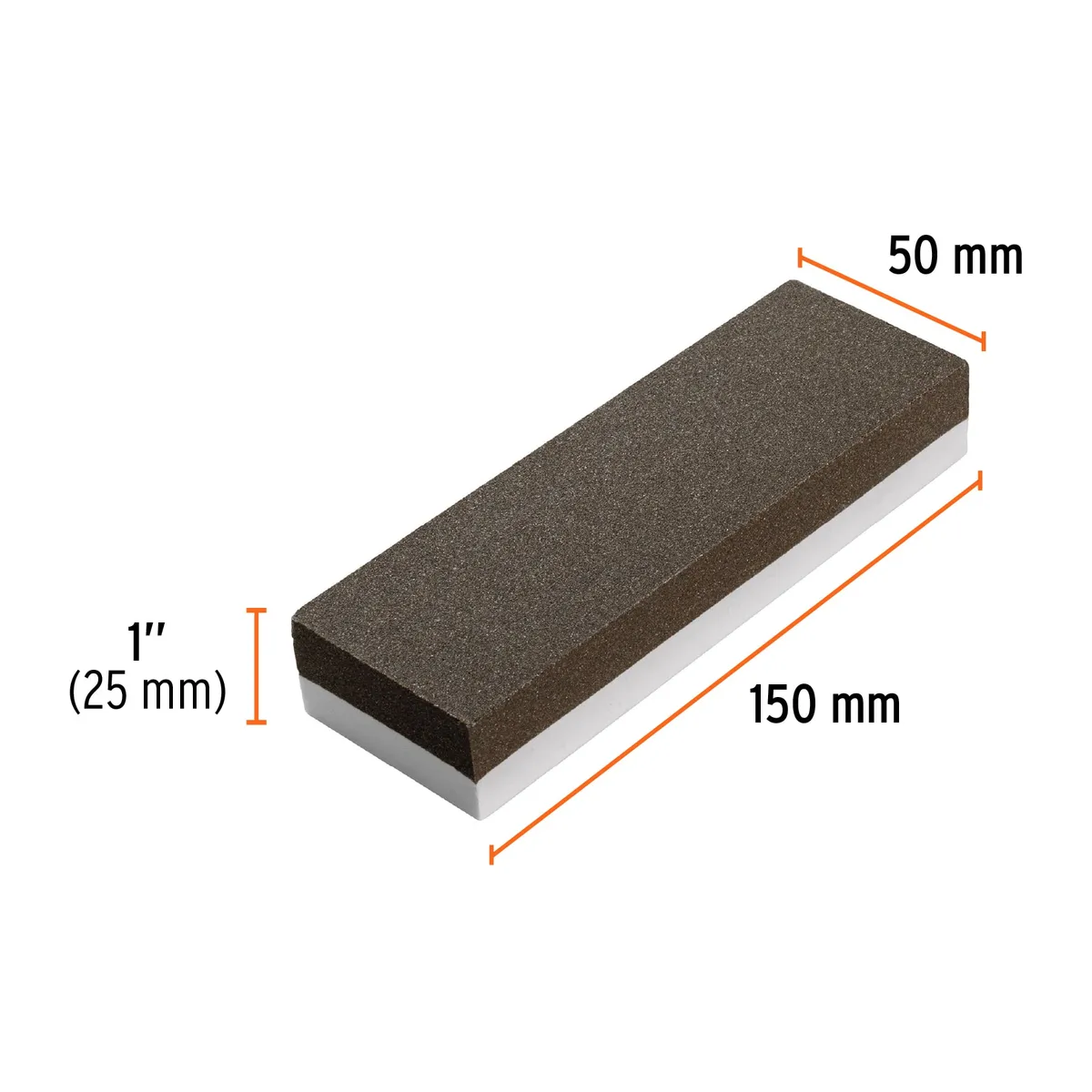 TRUPER - Piedra para Afilar 200x50x25 Doble Grano 150/240 Truper 11668 - Gris