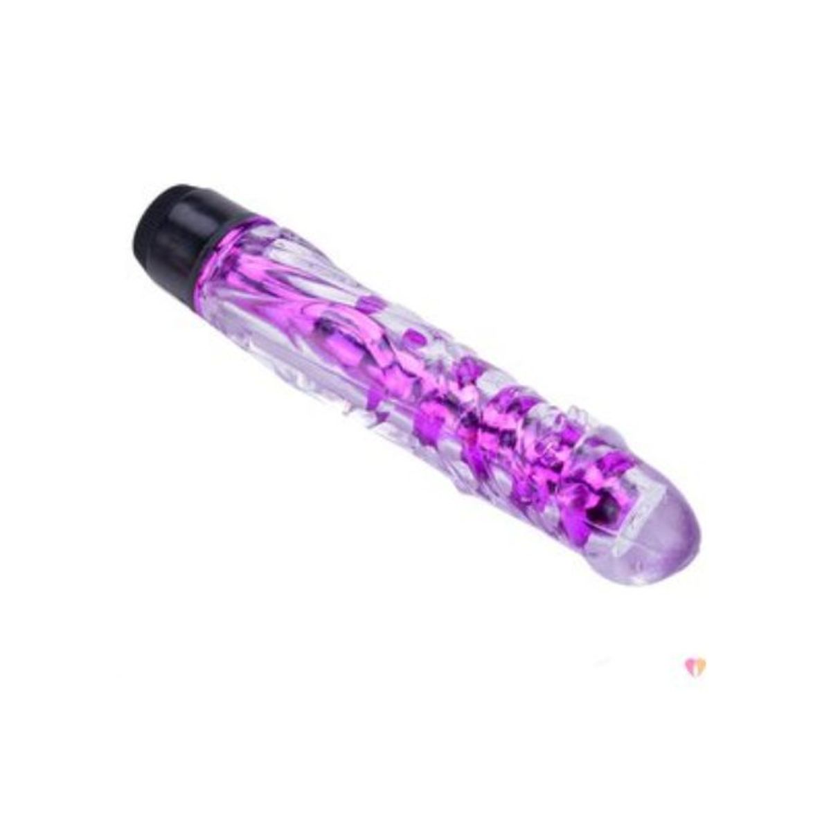GENERICO - Potente Vibrador De 8 Velocidades jelly de 18cm X 3.3