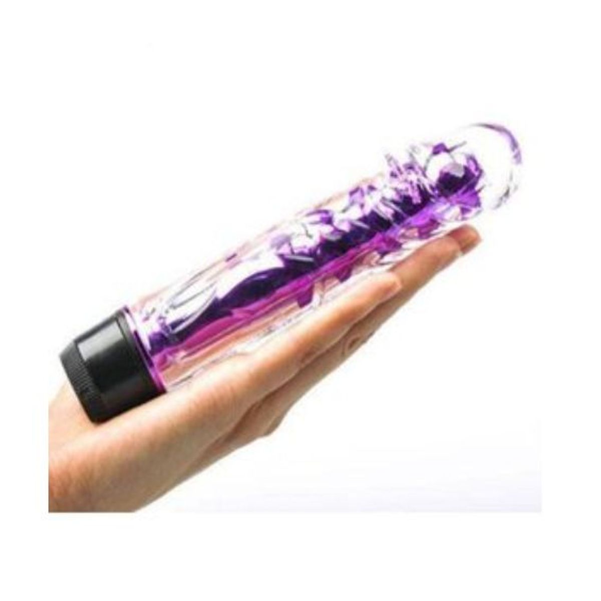 GENERICO - Potente Vibrador De 8 Velocidades jelly de 18cm X 3.3