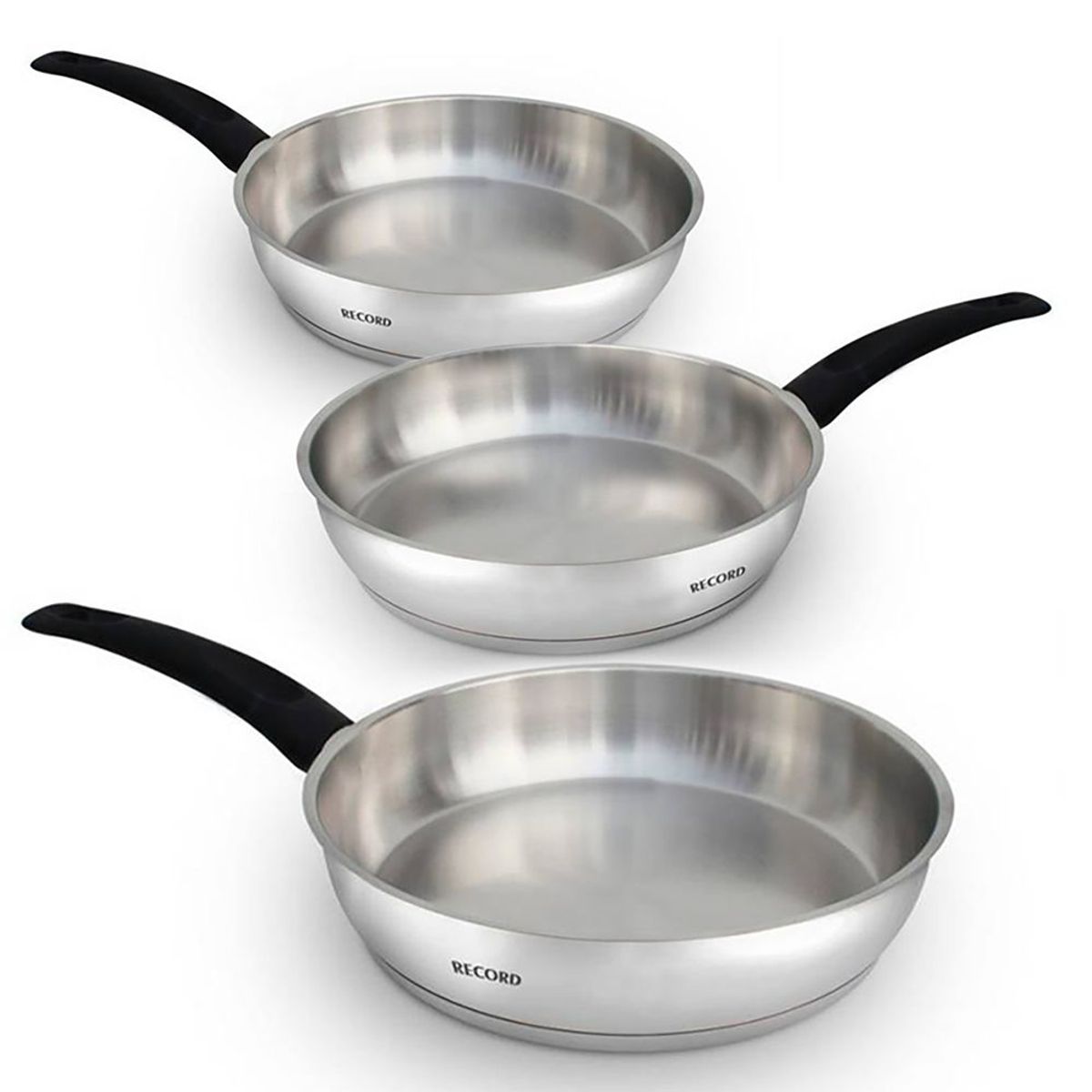 RECORD - Sarten Inoxidable COMBO SART GIA PLUS Record N22 24 26
