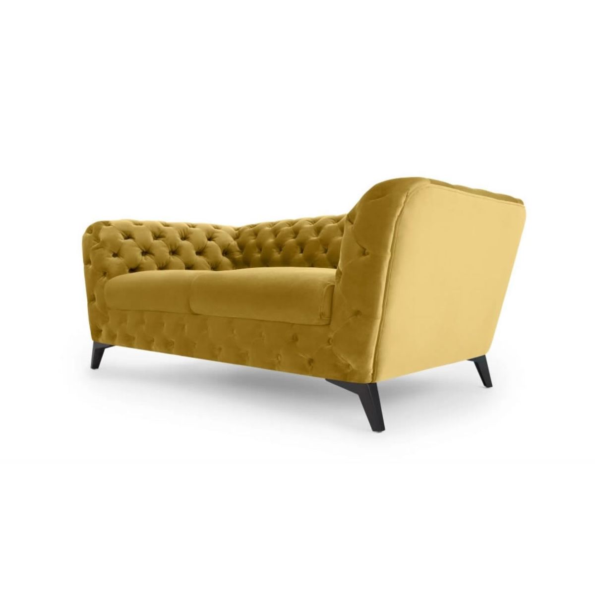 YOLODECORO - Sofá Sloan De 2 Cuerpos Dorado Vintage