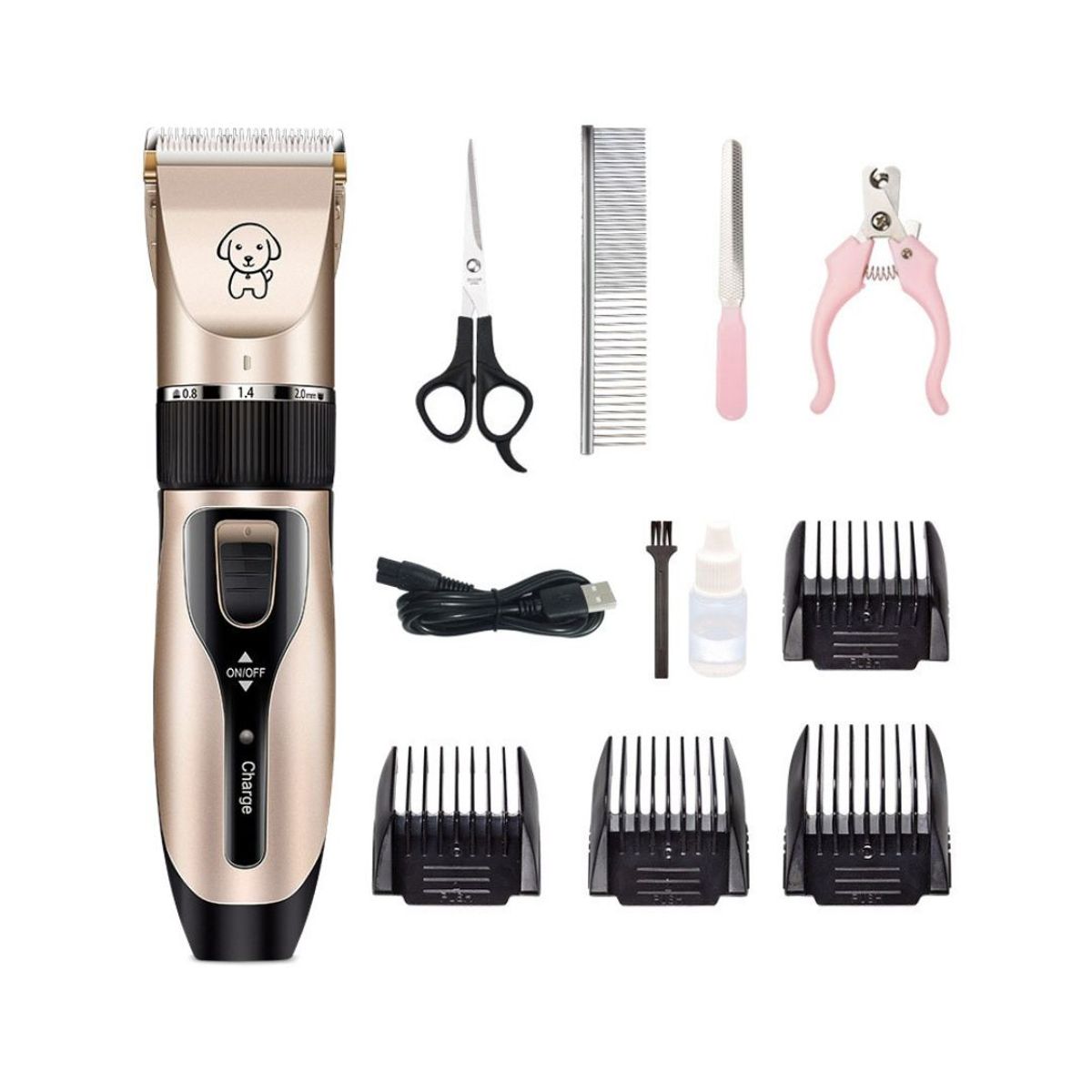 GENERICO - Maquina de Corte para Perro Gato Mascota  Kit de Belleza