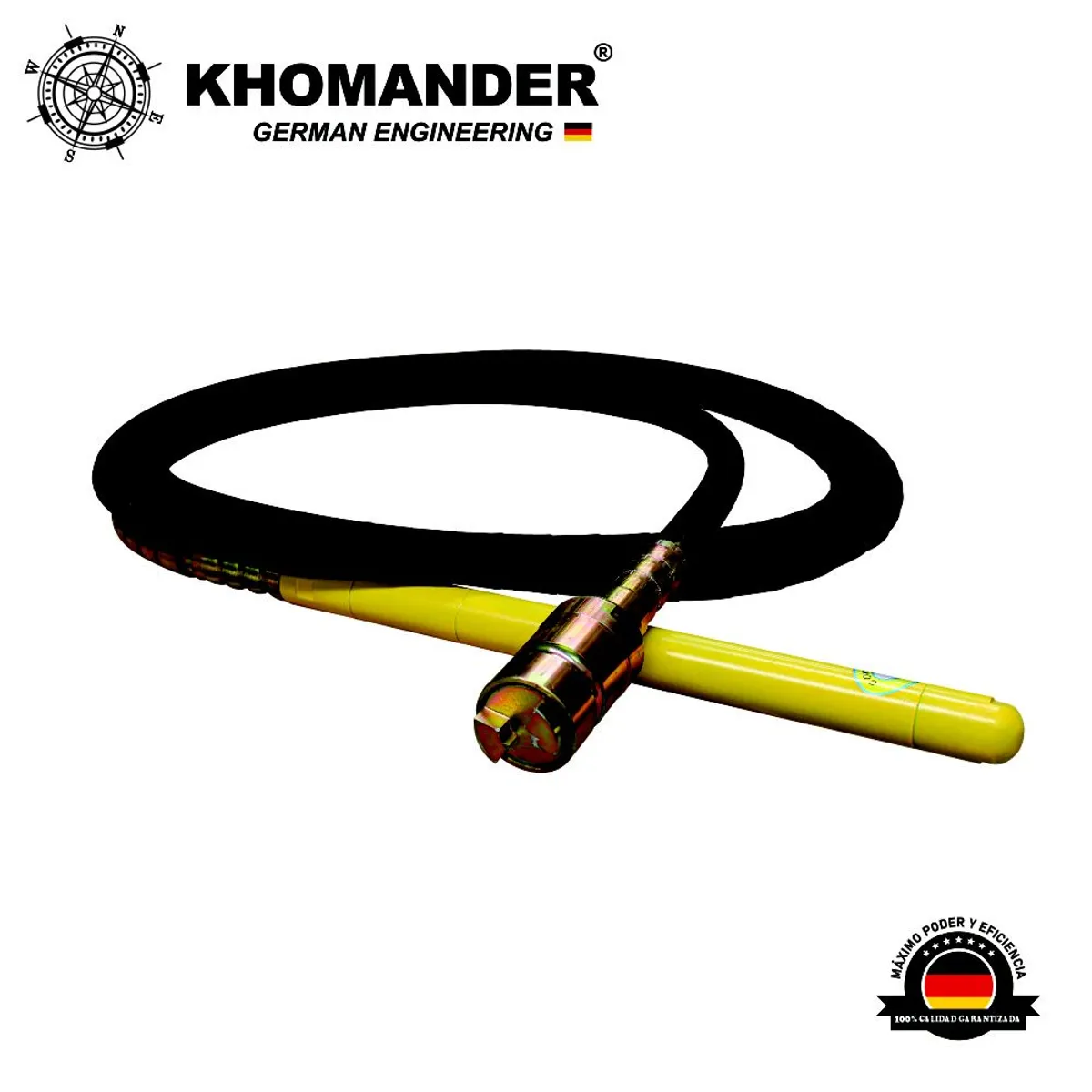KHOMANDER - MANGUERA PARA VIBRADORA DE CONCRETO 1.5" X 6 METROS - KHOMANDER
