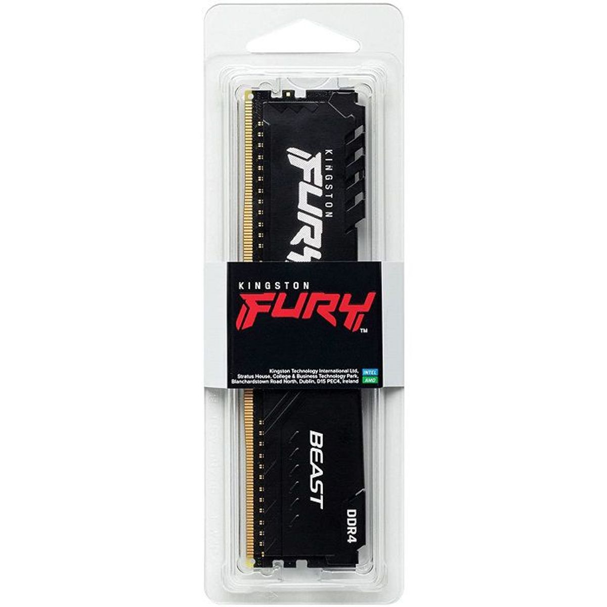 KINGSTON - Memoria RAM Kingston FURY Beast 32GB DDR4 3200MHz CL16 KF432C16BB32