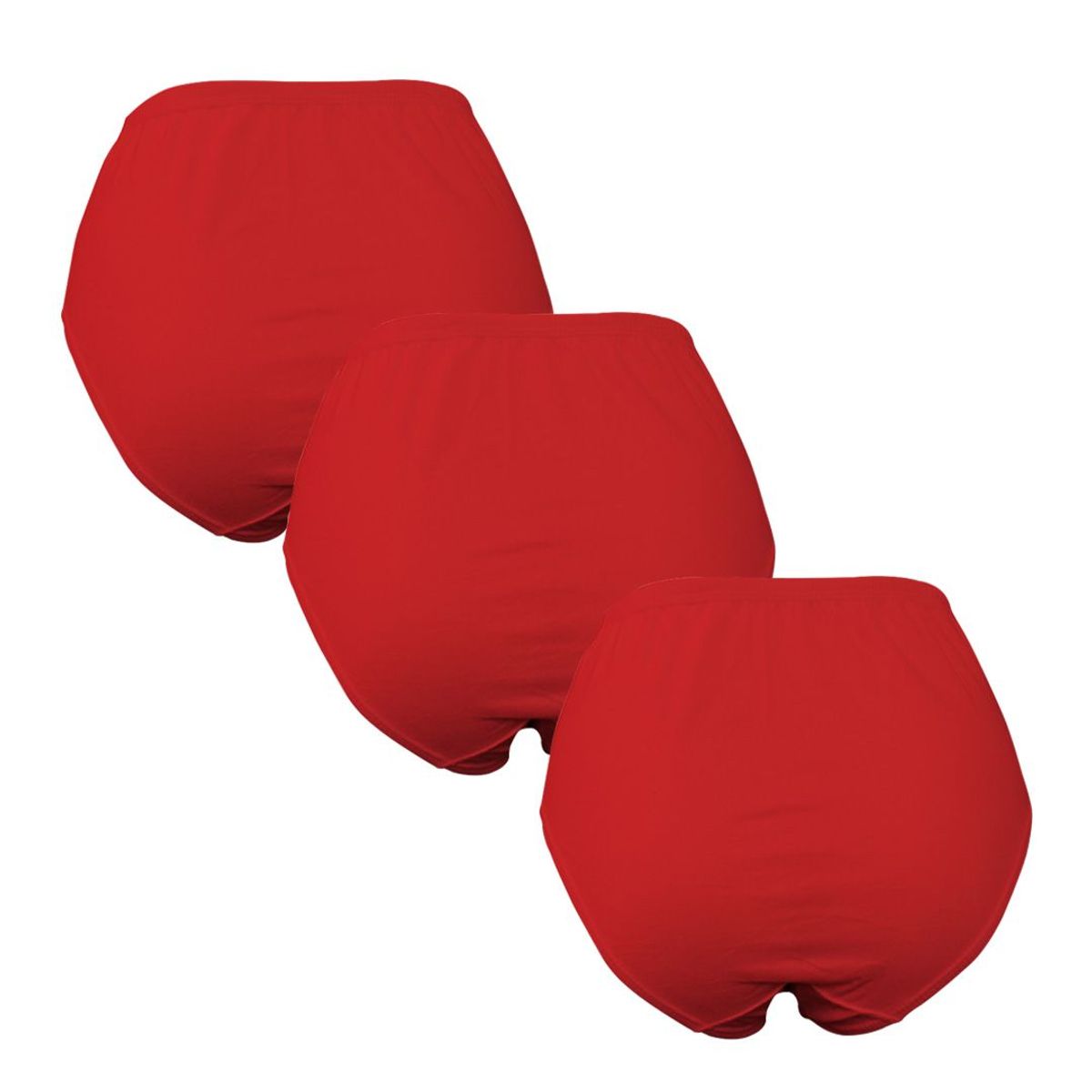 MONINA - Pack x3 trusa Clásica Monina Rojo