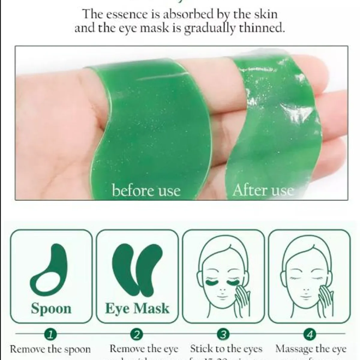 GENERICO - parches mascarilla de colageno para los ojos