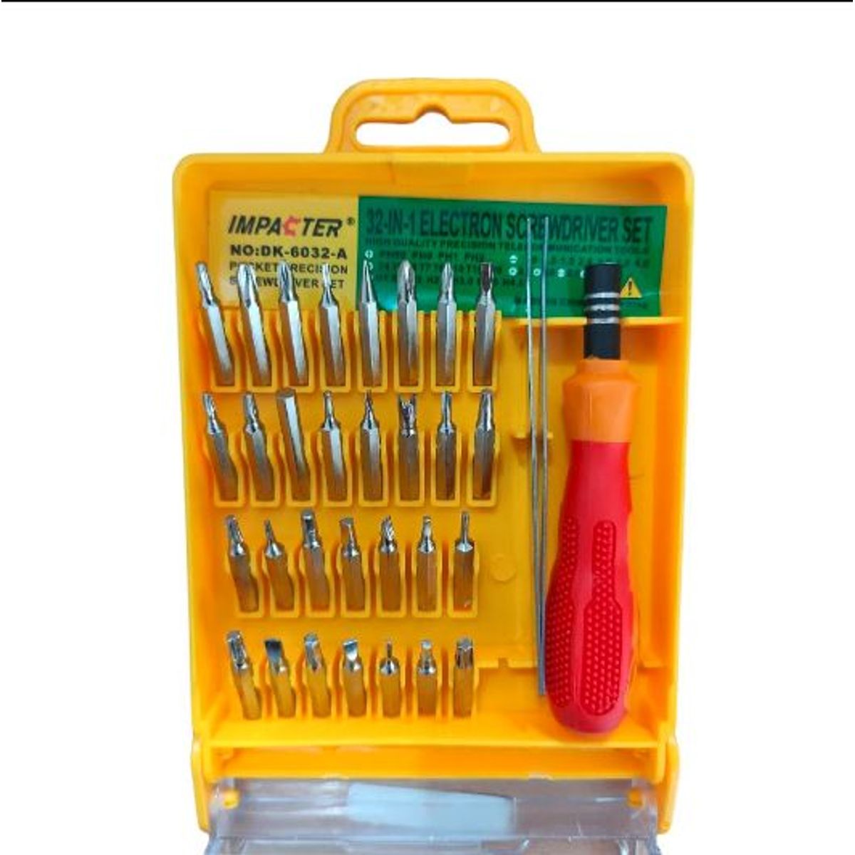 GENERICO - set destornillador de 32 piezas -a presion 32 en 1 imantado