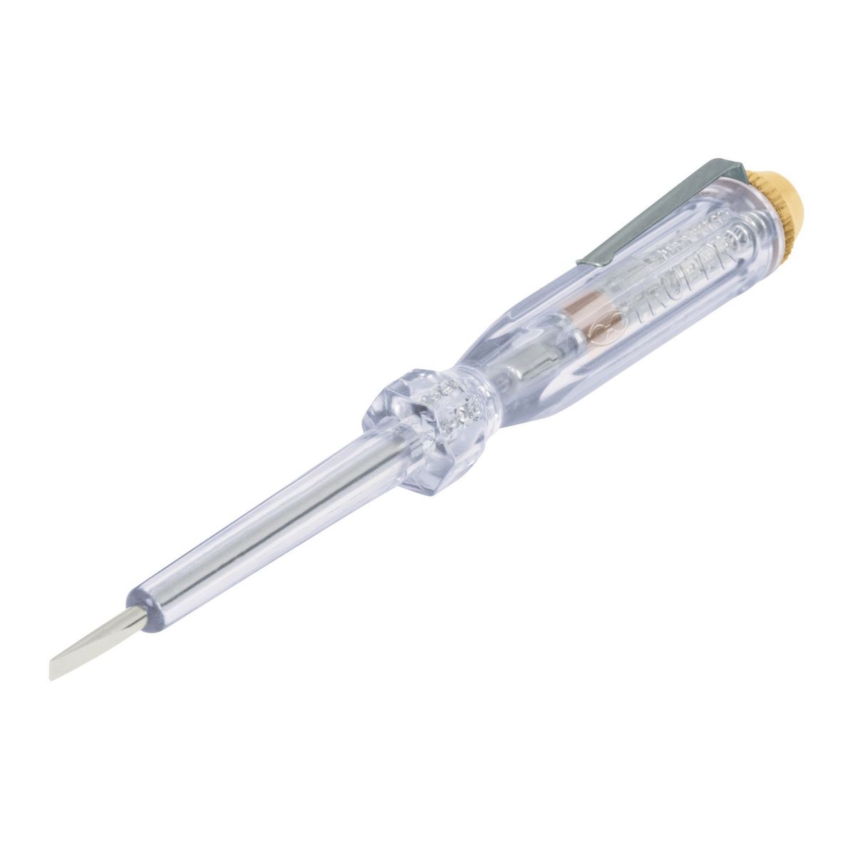 TRUPER - Probador de Corriente Alterna T/Desarmador 14cm Truper 13988 - Cromado