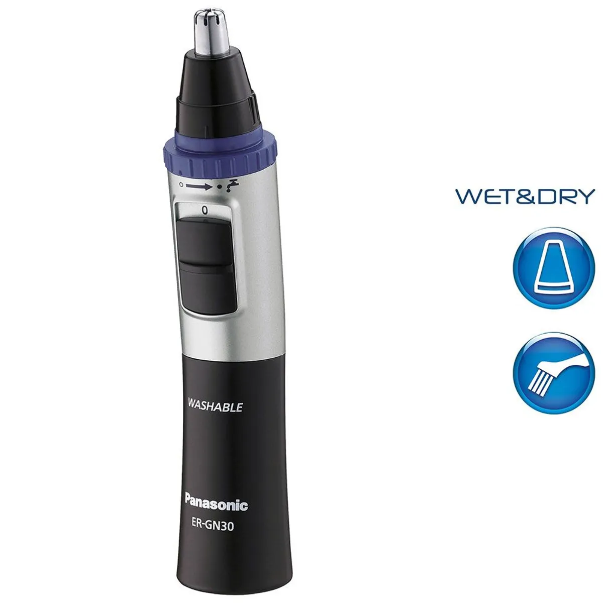 PANASONIC - Recortadora Panasonic GN30 de Nariz y Orejas Inalámbrica