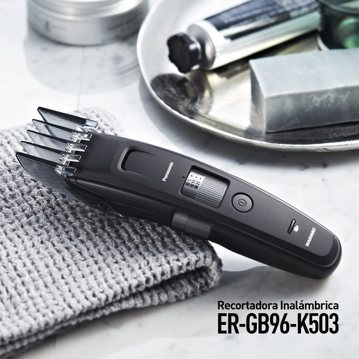 PANASONIC - Recortadora de Barba Inalámbrica Panasonic GB96