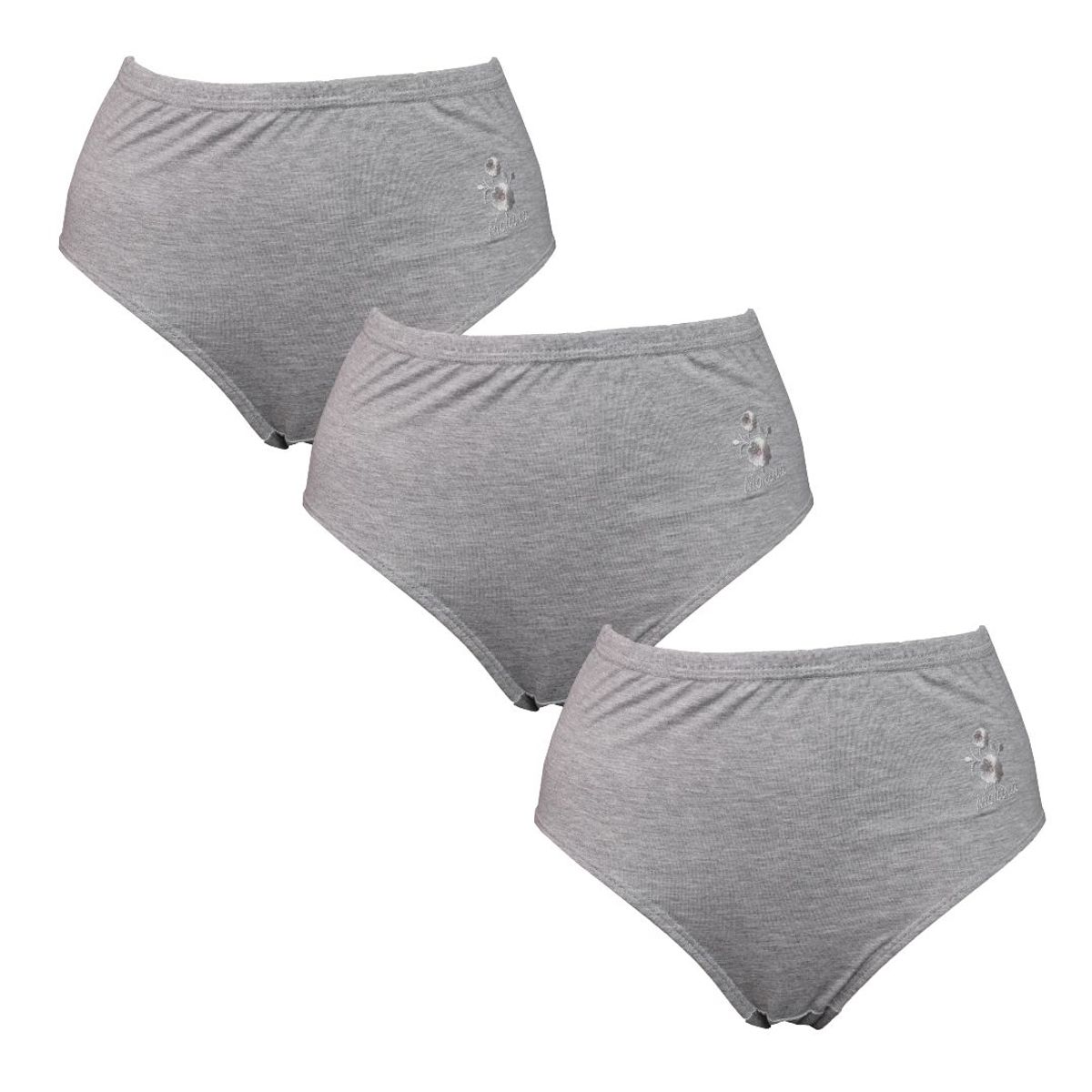 MONINA - Pack x3 trusa Clásica Monina Gris claro