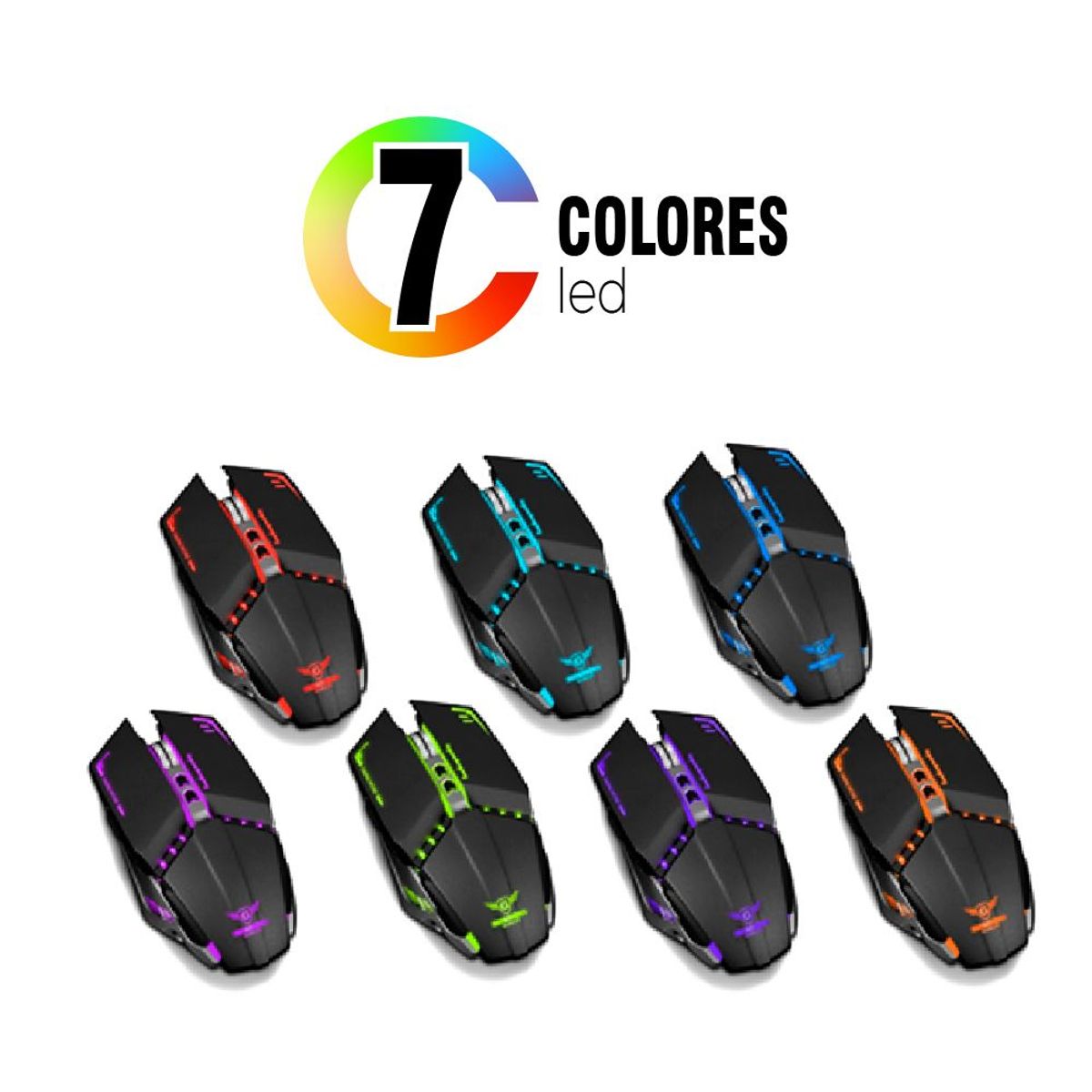 MICRONICS - Mouse Gamer Ranger RX Inalámbrico Recargable